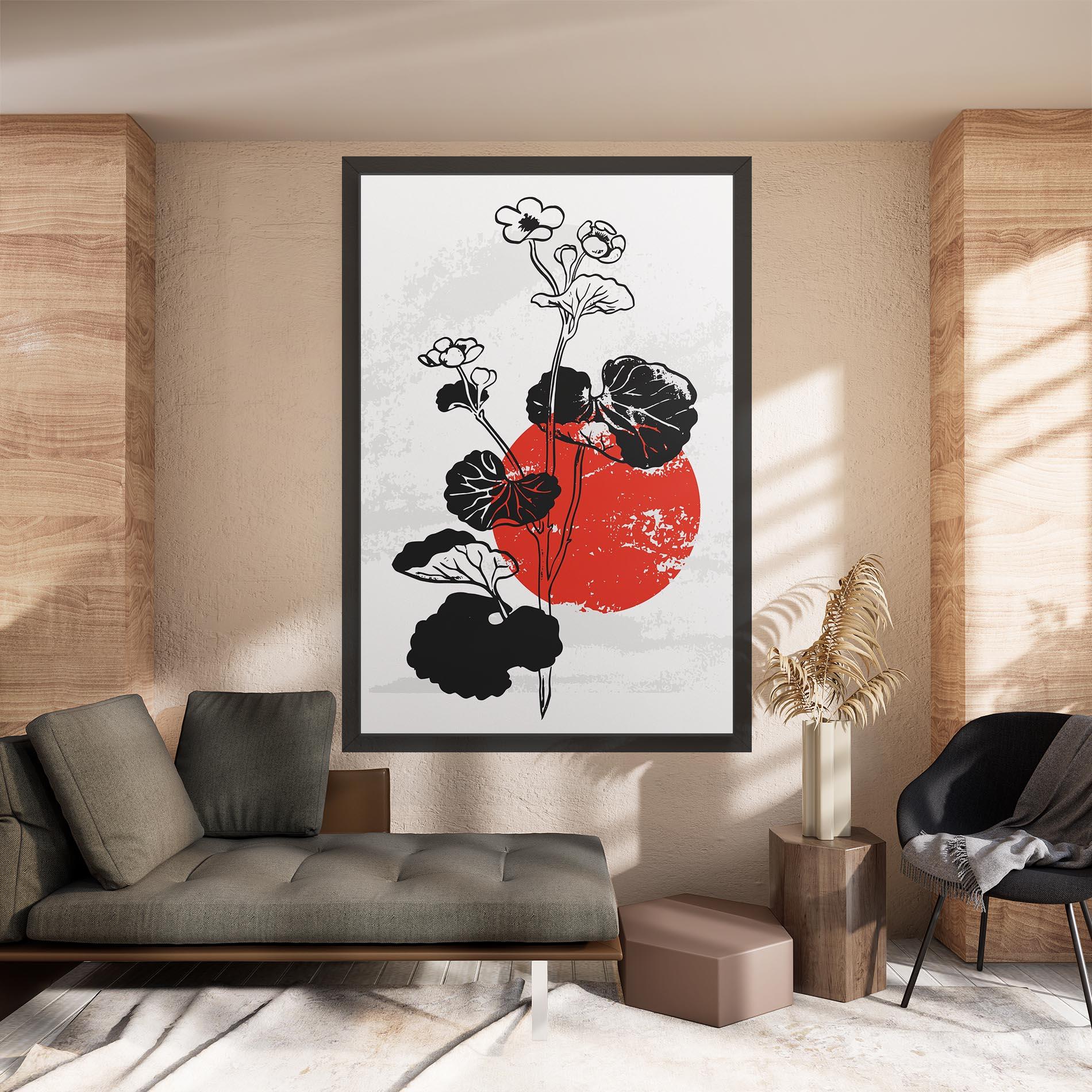 Tablou Canvas Japan Plant Art mockup 8