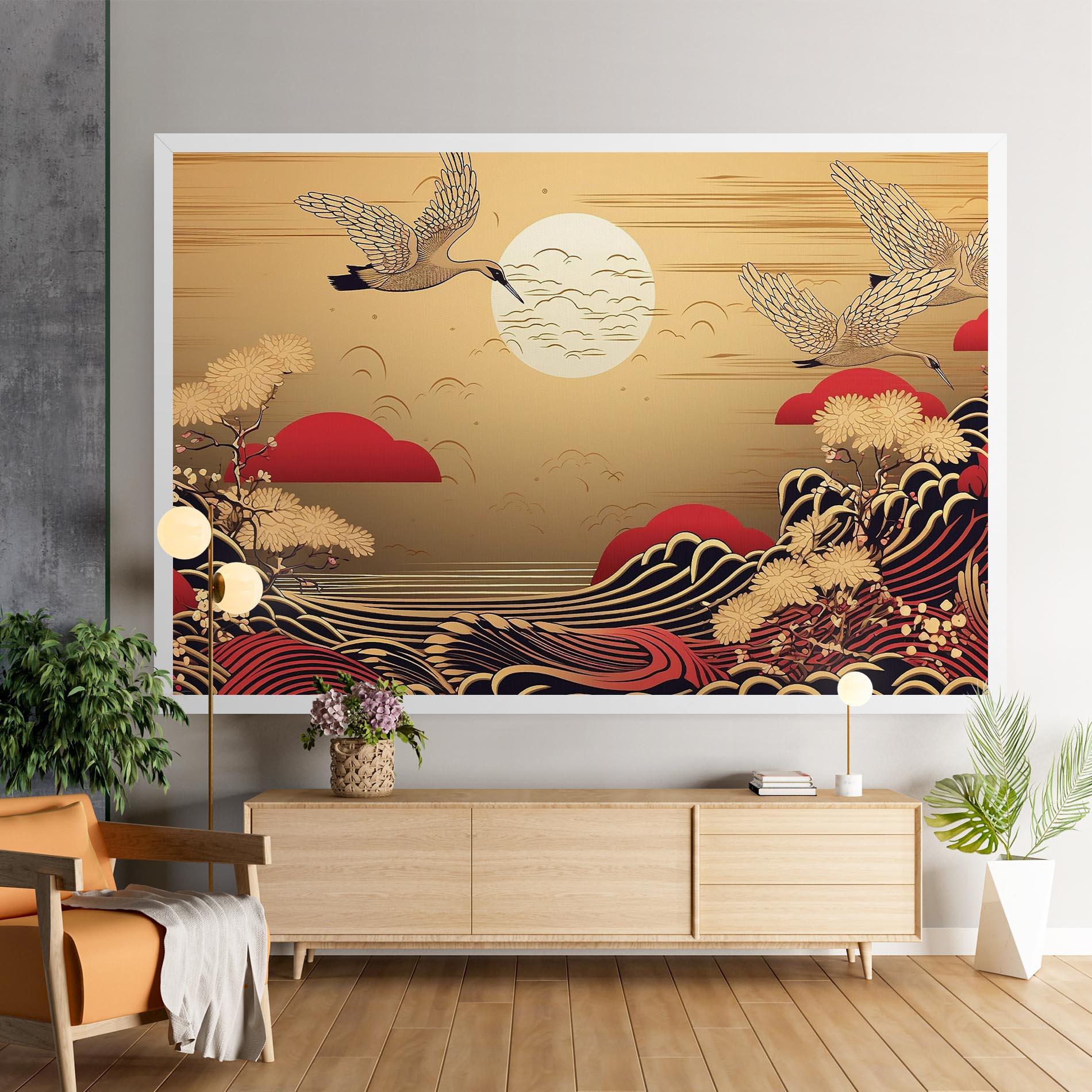 Tablou Canvas Chinese Wind Art mockup 9