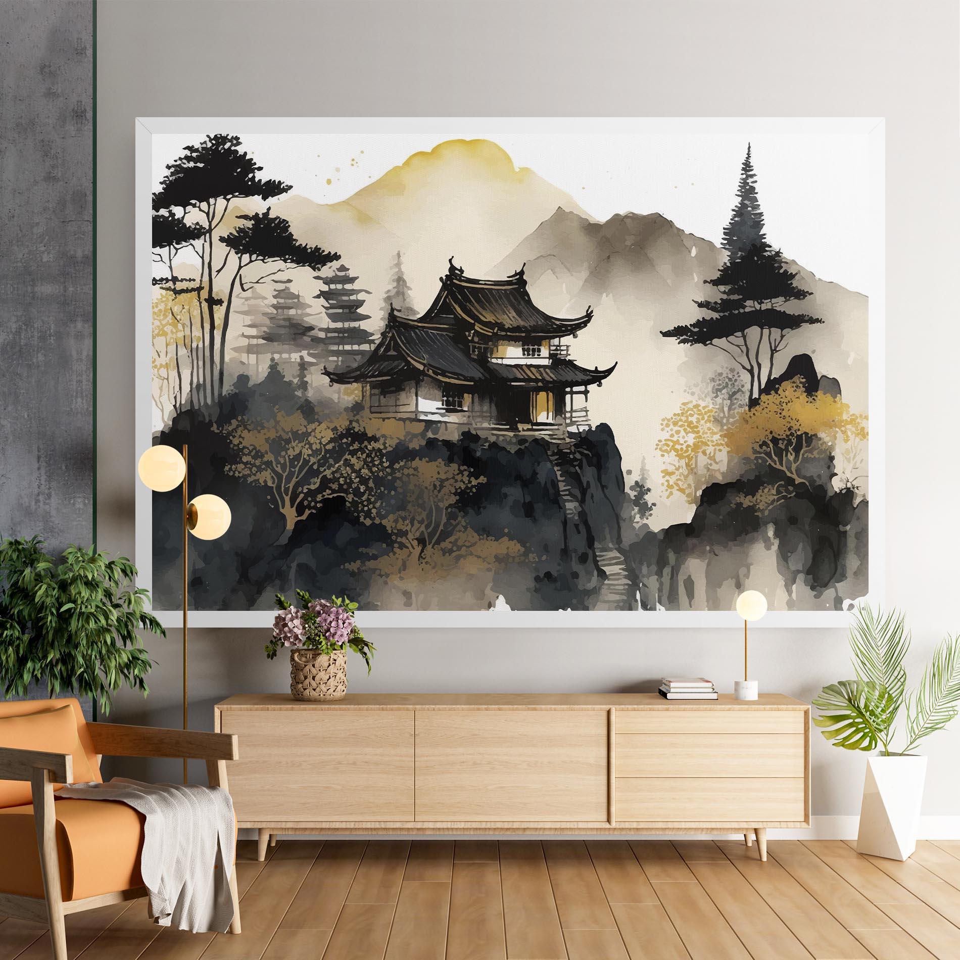 Tablou Canvas Japanese Temple mockup 9