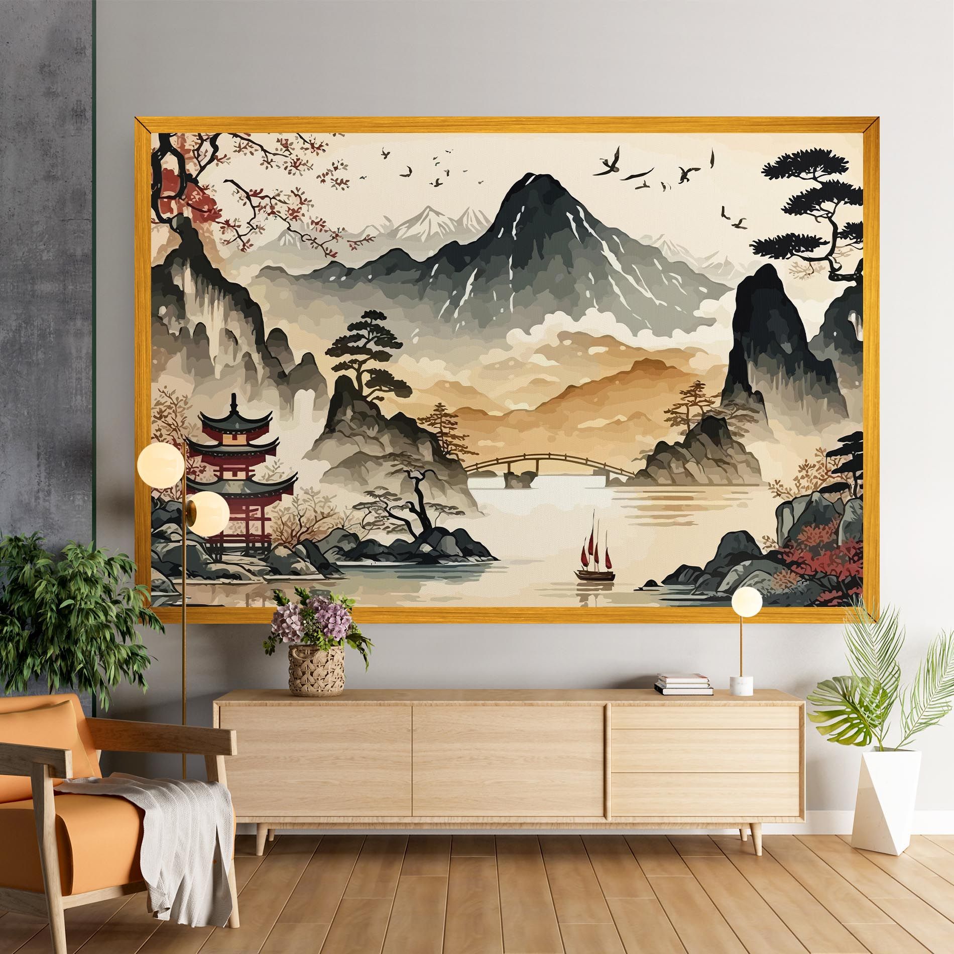 Asian Mountain View mockup 9