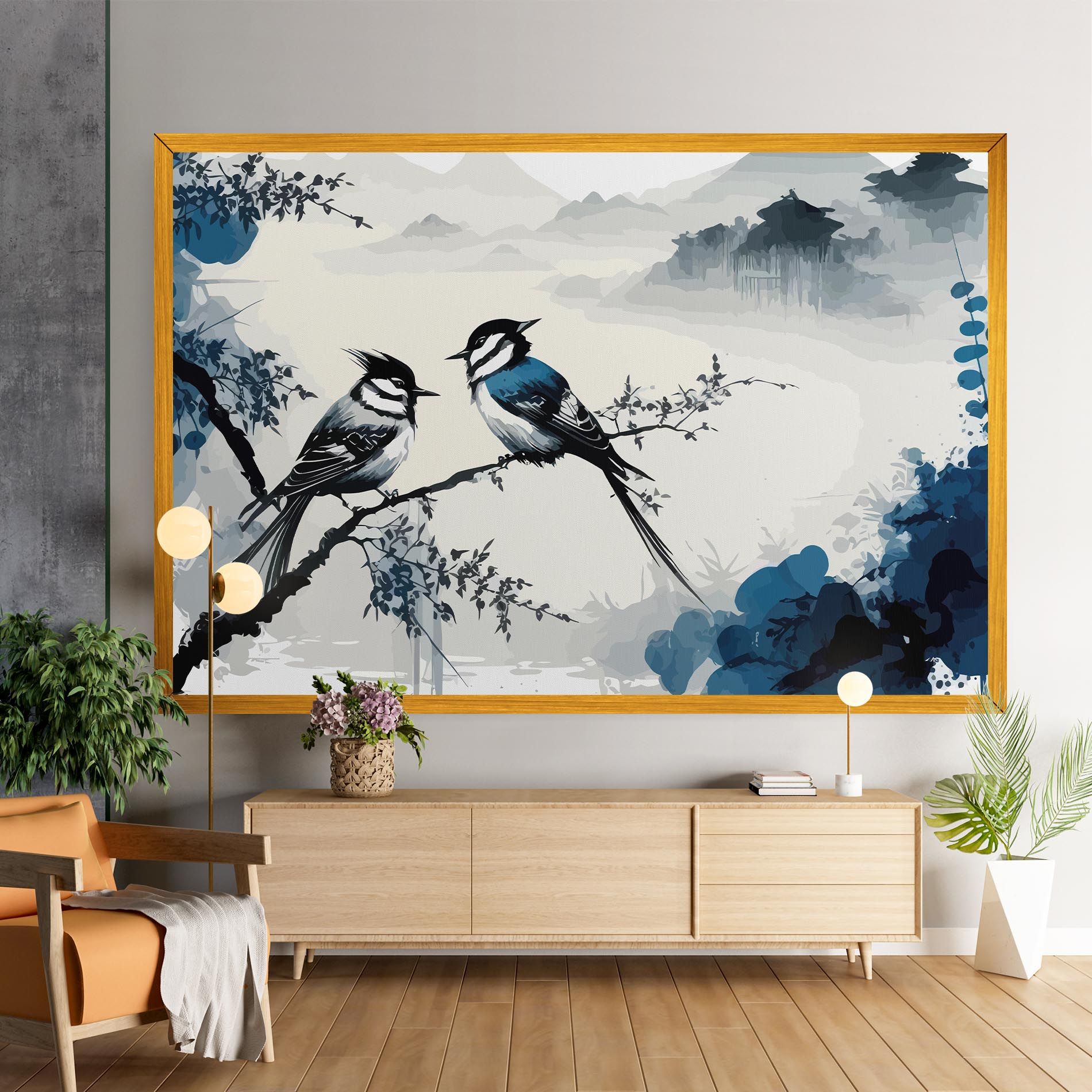Asiatic Blue Bird mockup 9