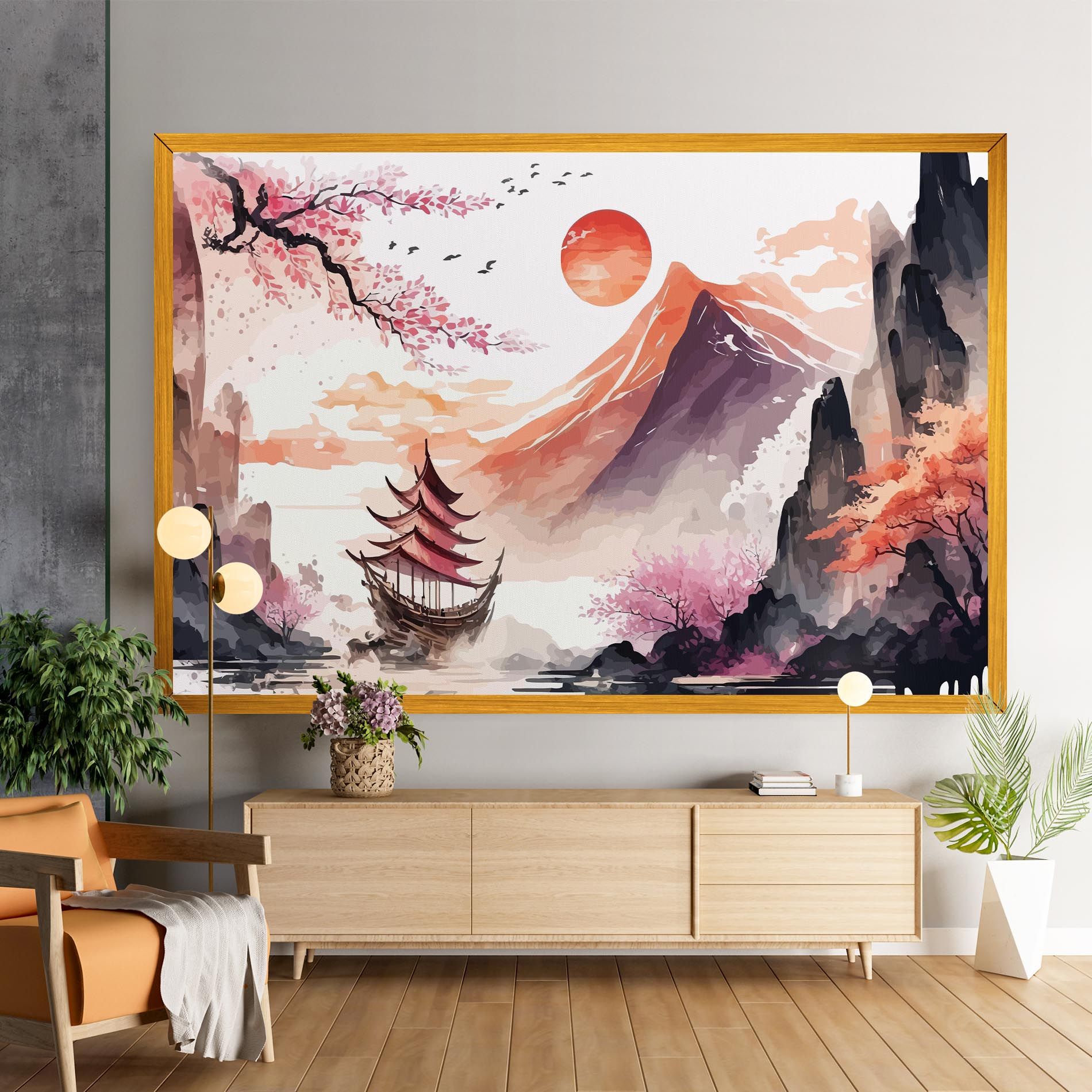 Asiatic Purple Mountain mockup 9