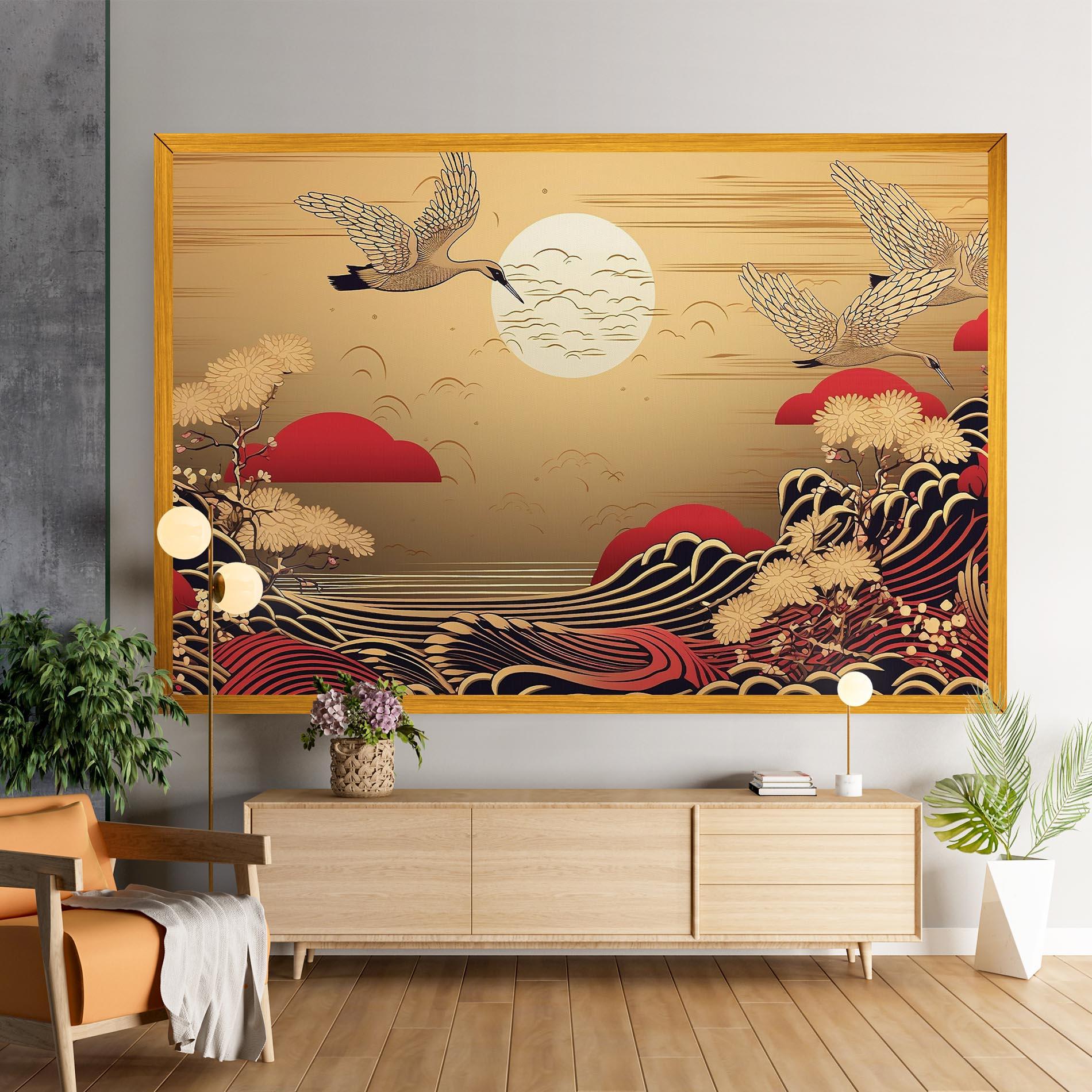 Tablou Canvas Chinese Wind Art mockup 9