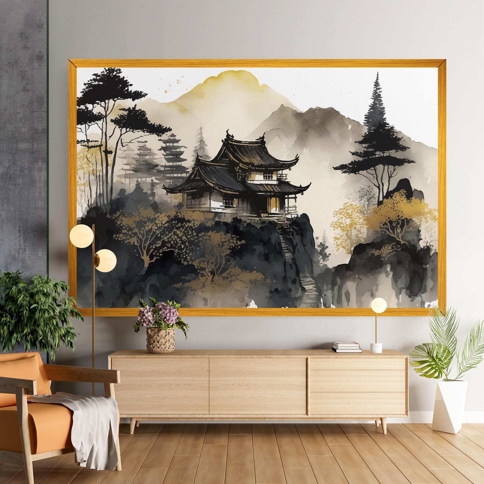 Tablou Canvas Japanese Temple mockup 9