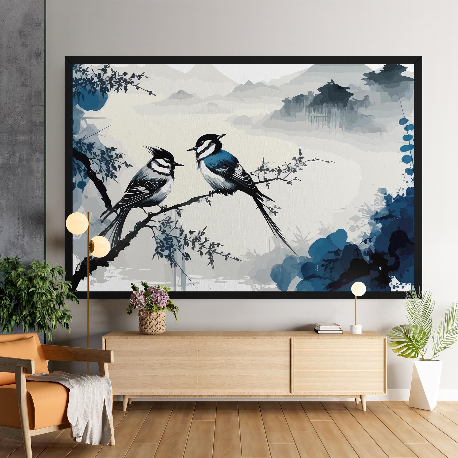 Asiatic Blue Bird mockup 9