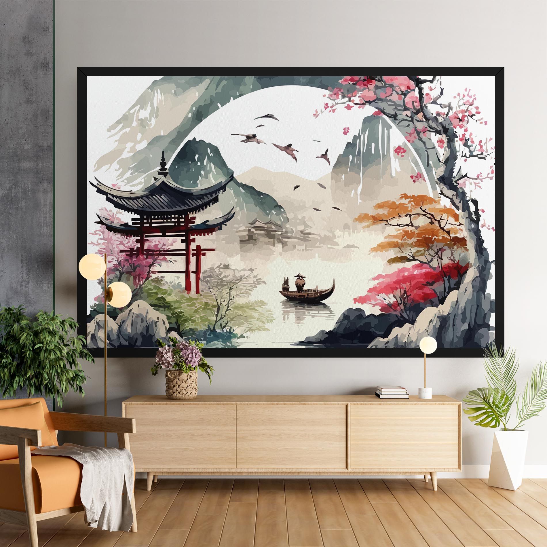Beautiful Asiatic View mockup 9