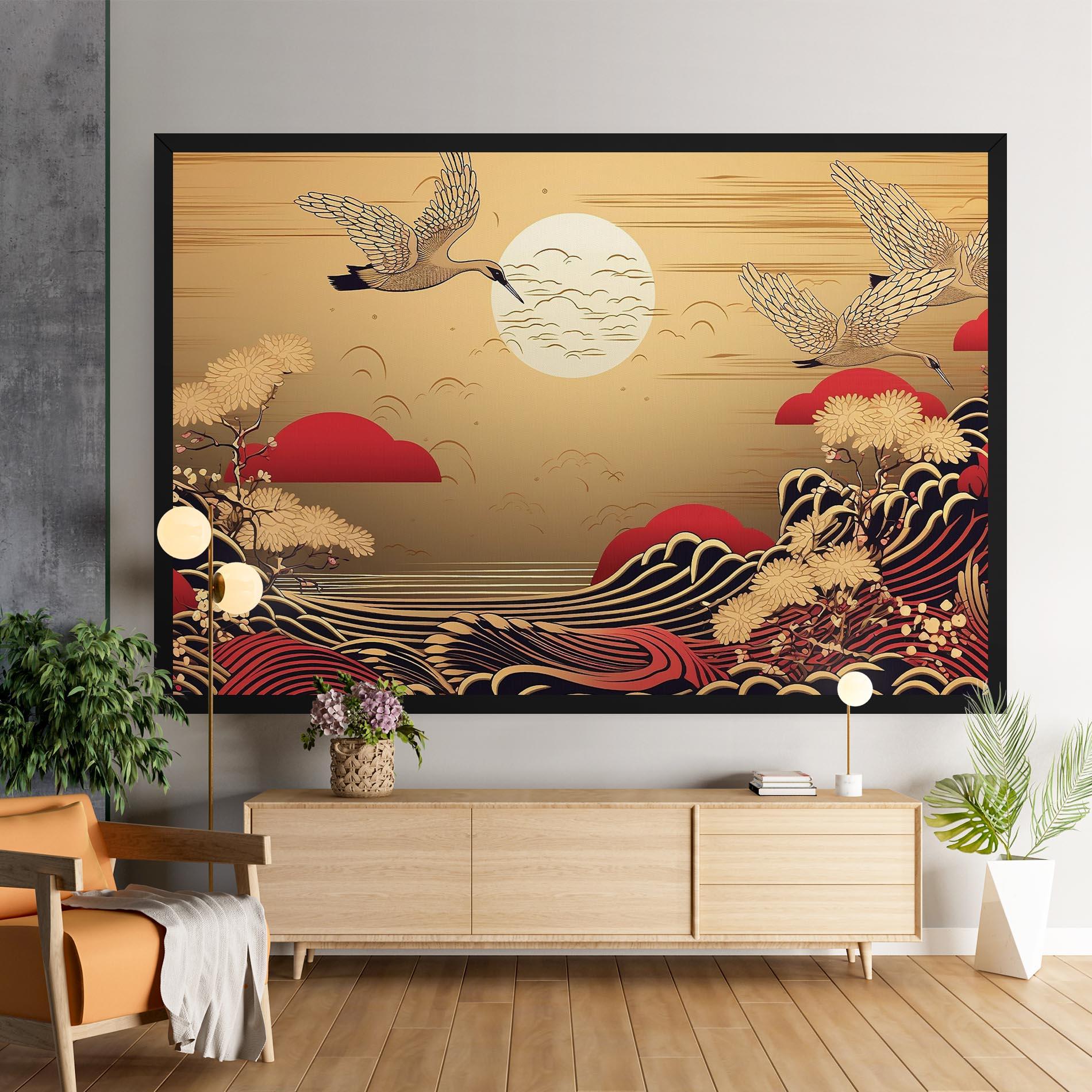 Tablou Canvas Chinese Wind Art mockup 9