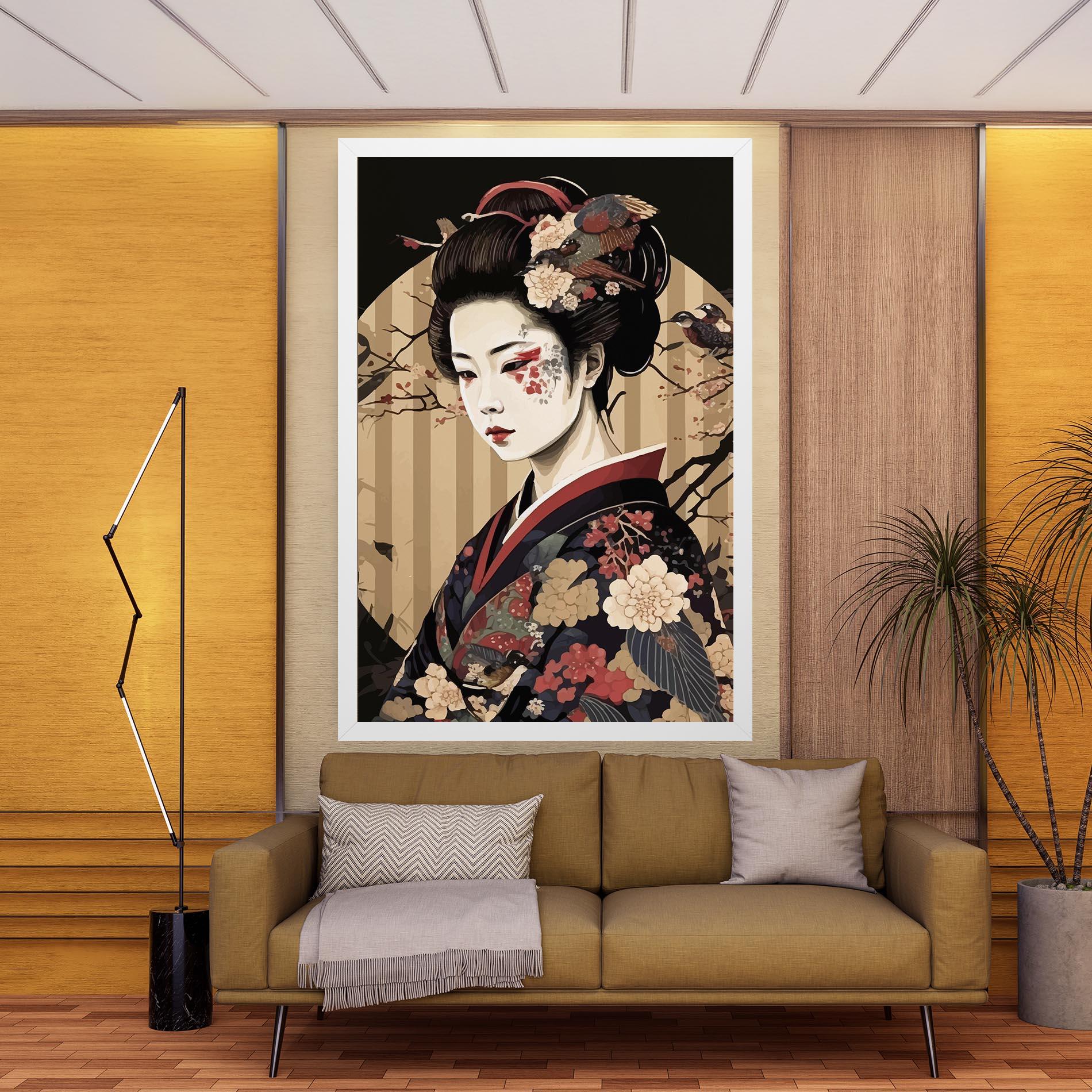 Tablou Canvas Asiatic Lady mockup 9