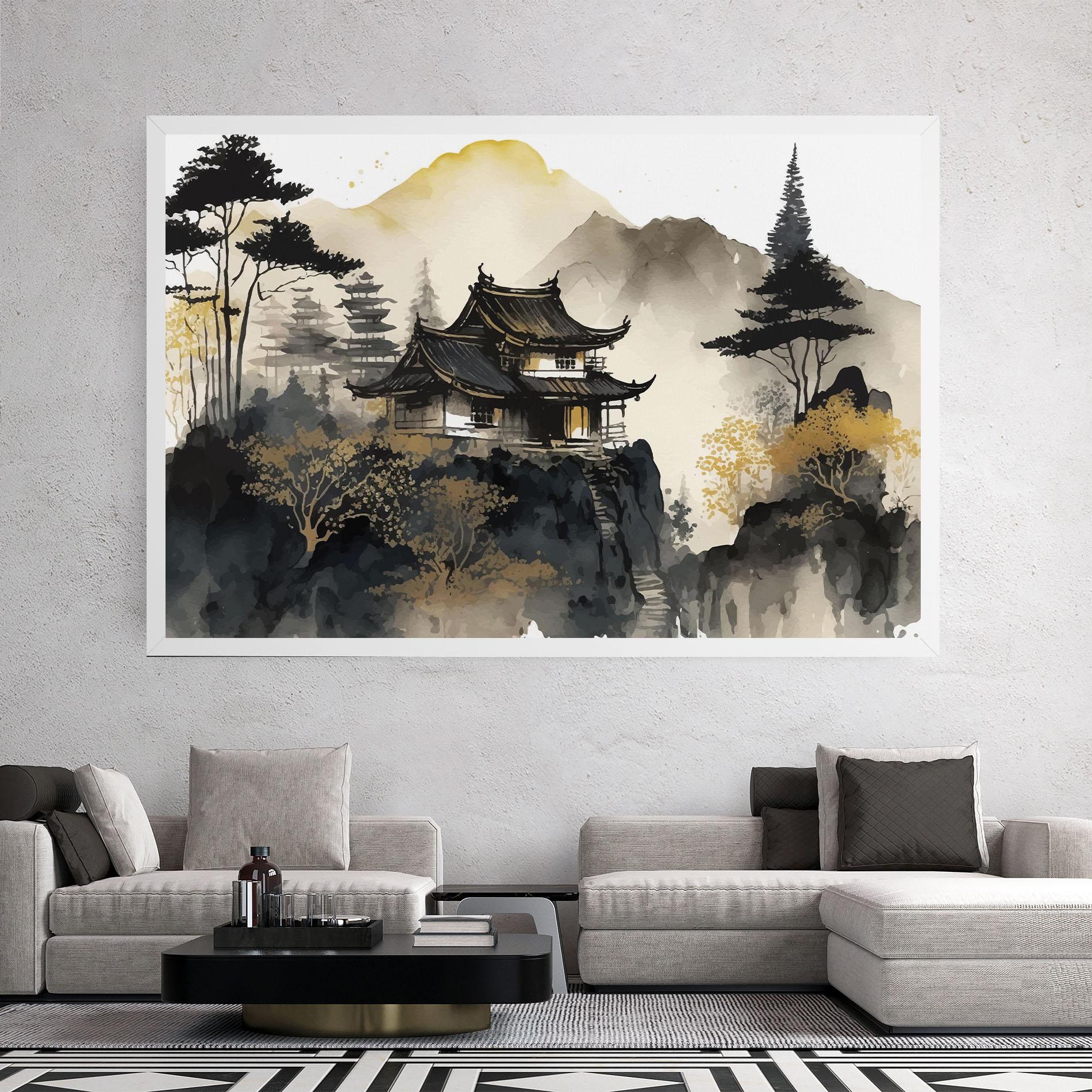 Tablou Canvas Japanese Temple mockup 2