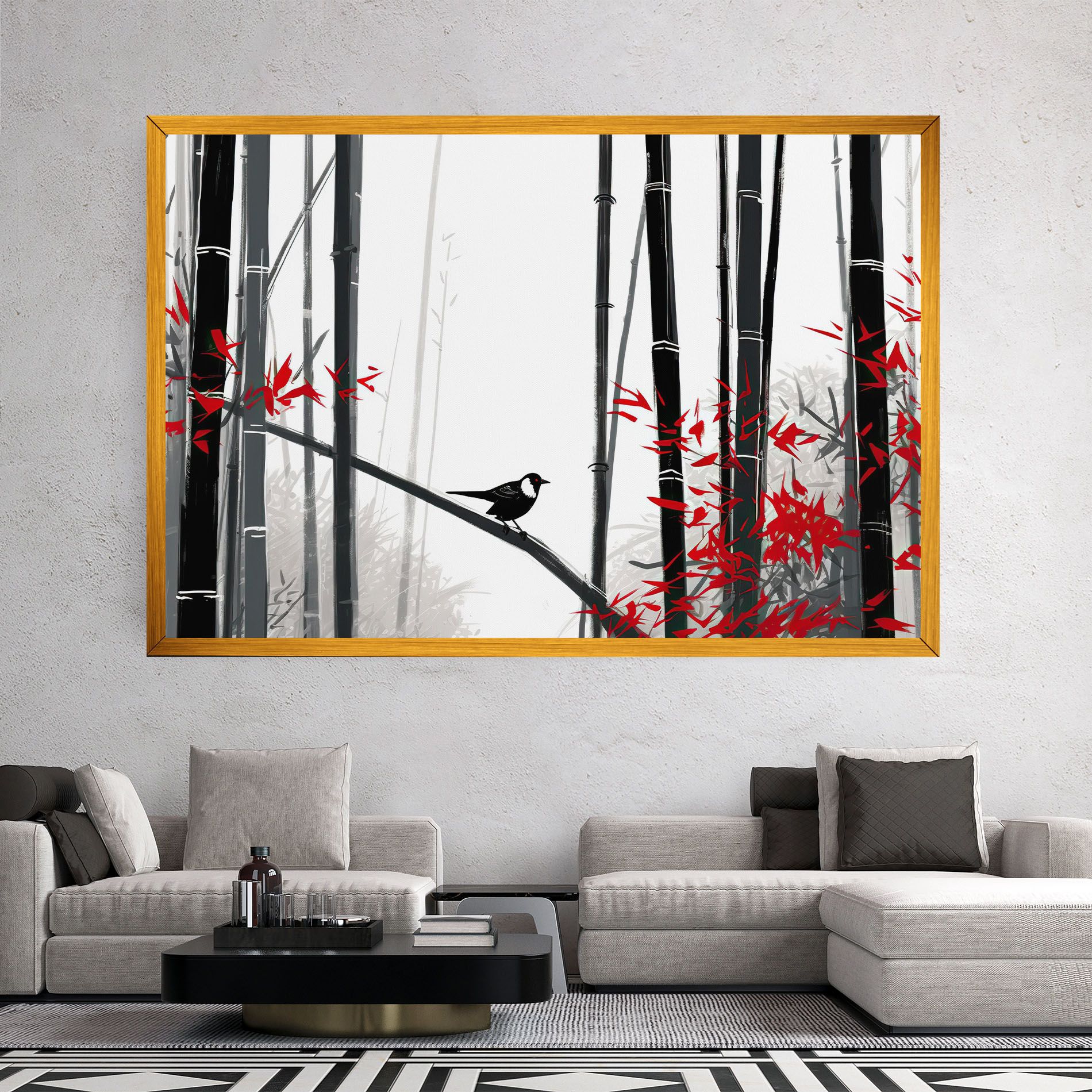 Chinese Red Leafs mockup 2