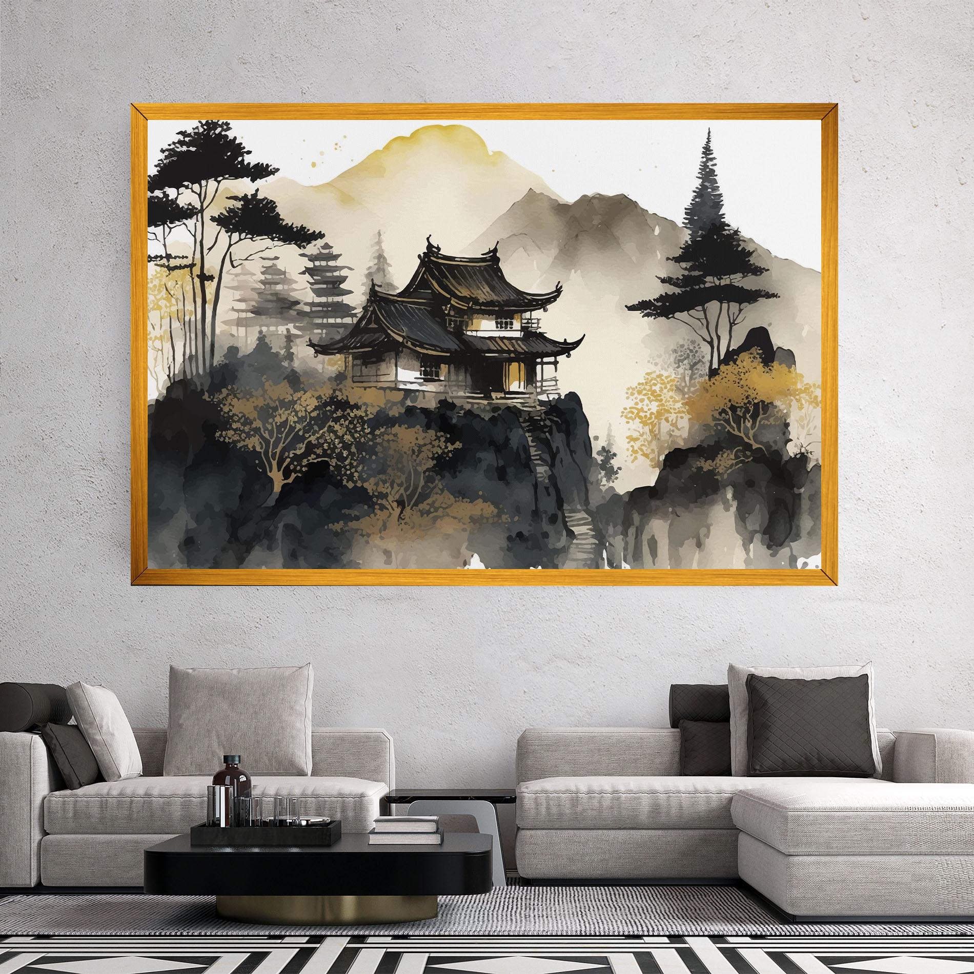 Tablou Canvas Japanese Temple mockup 2