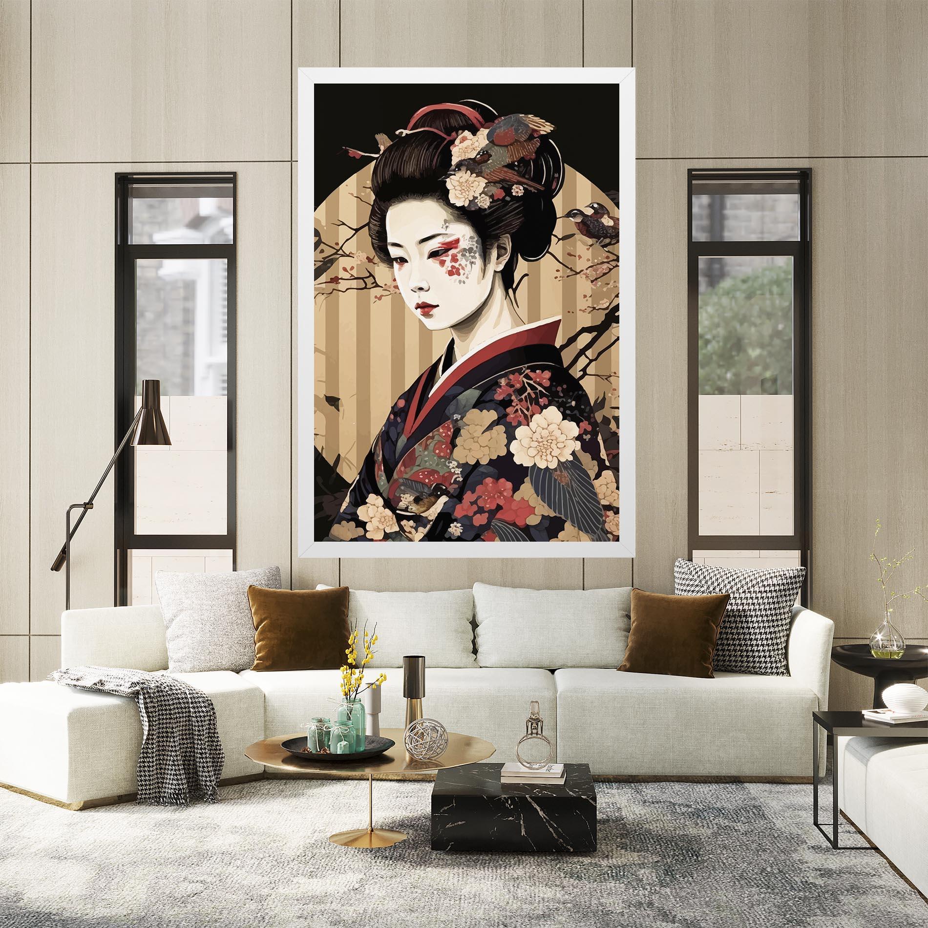 Tablou Canvas Asiatic Lady mockup 2