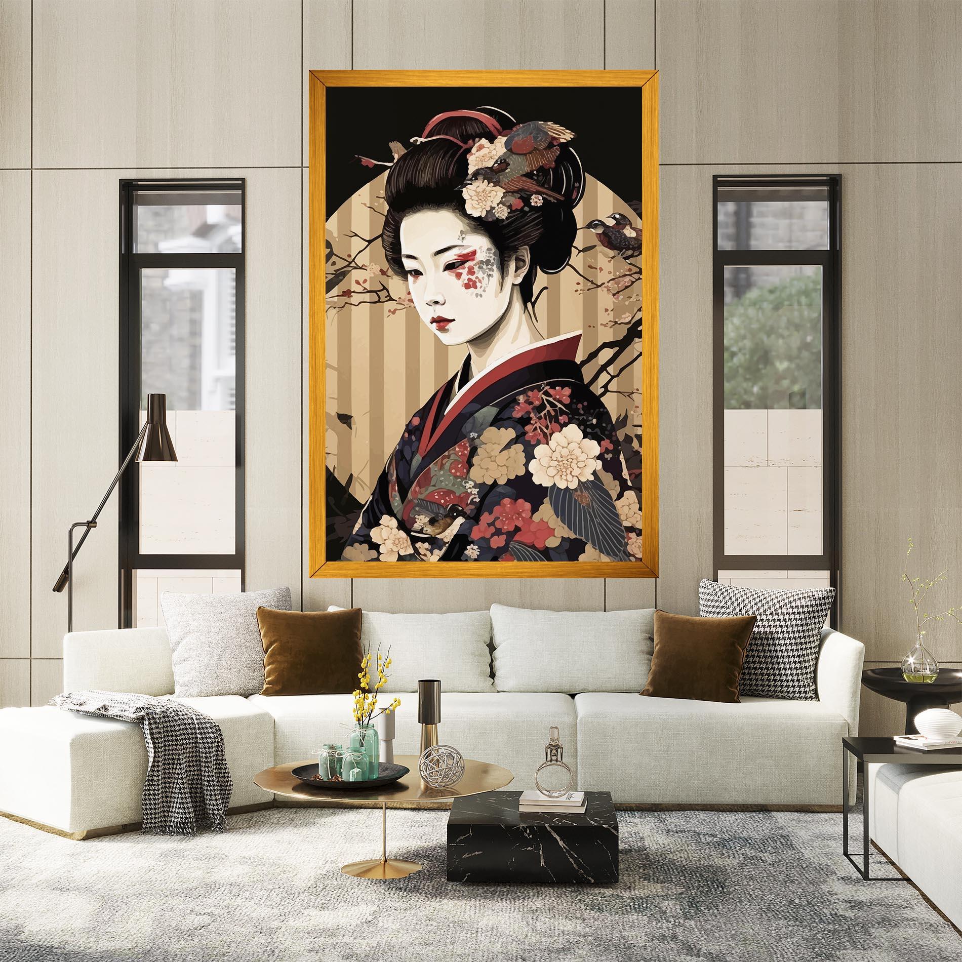 Tablou Canvas Asiatic Lady mockup 2