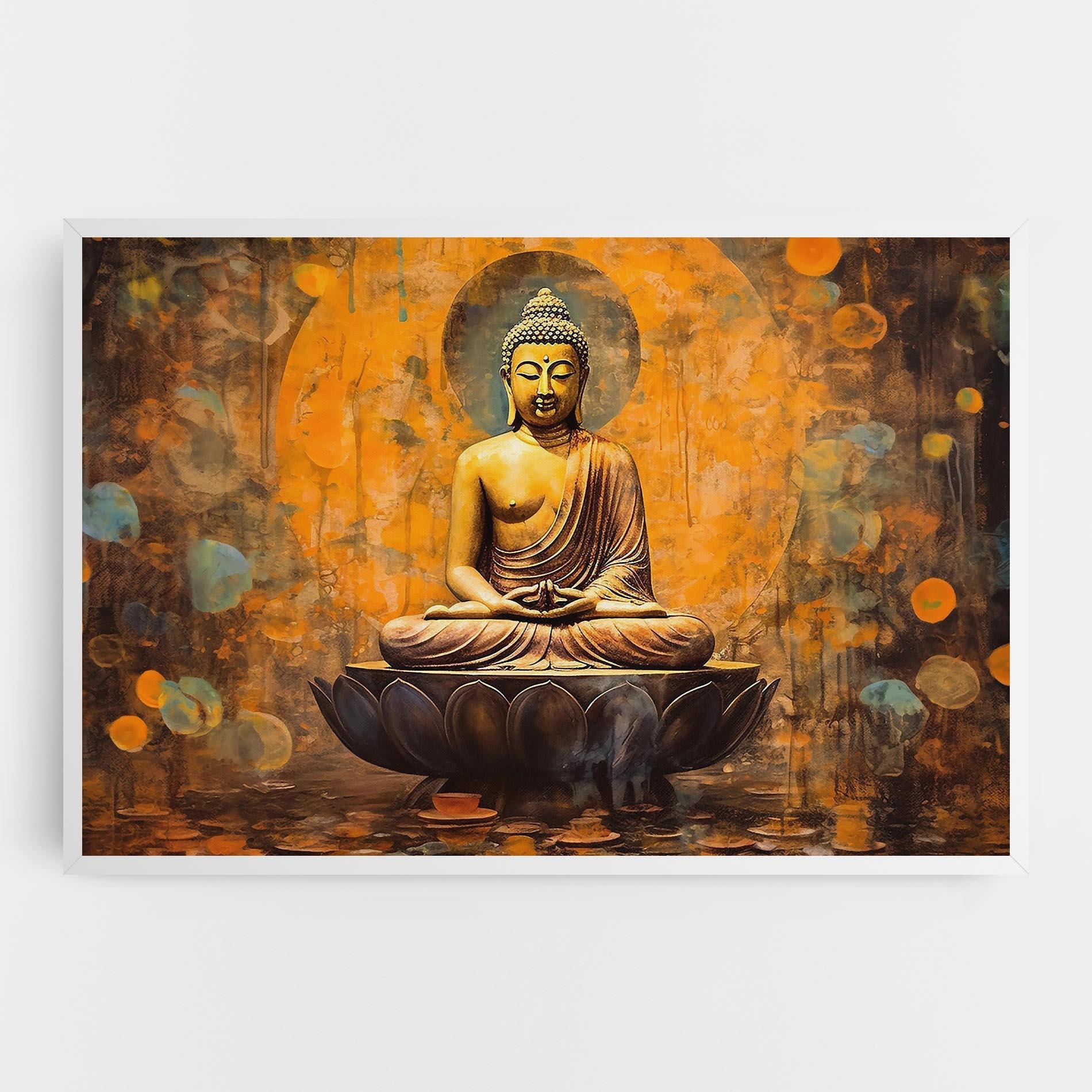 Tablou Canvas Buddha Floating Art mockup 0