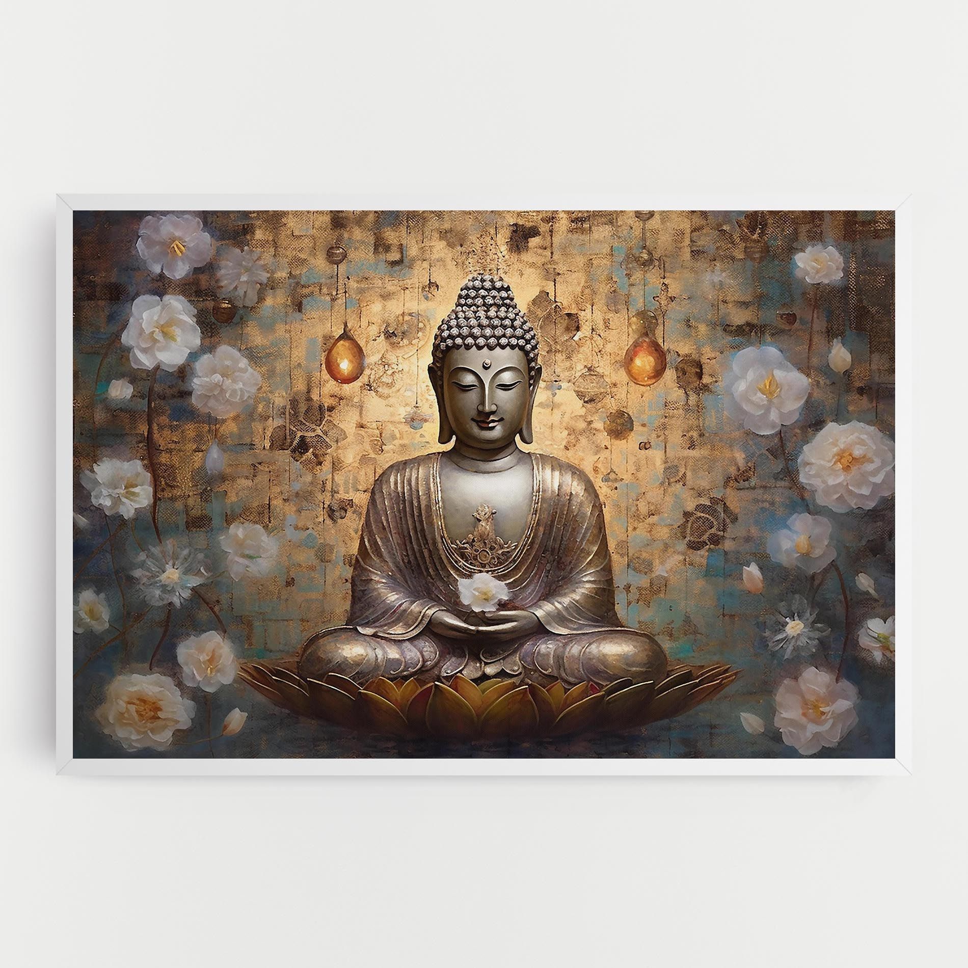Buddha Meditation Art mockup 0