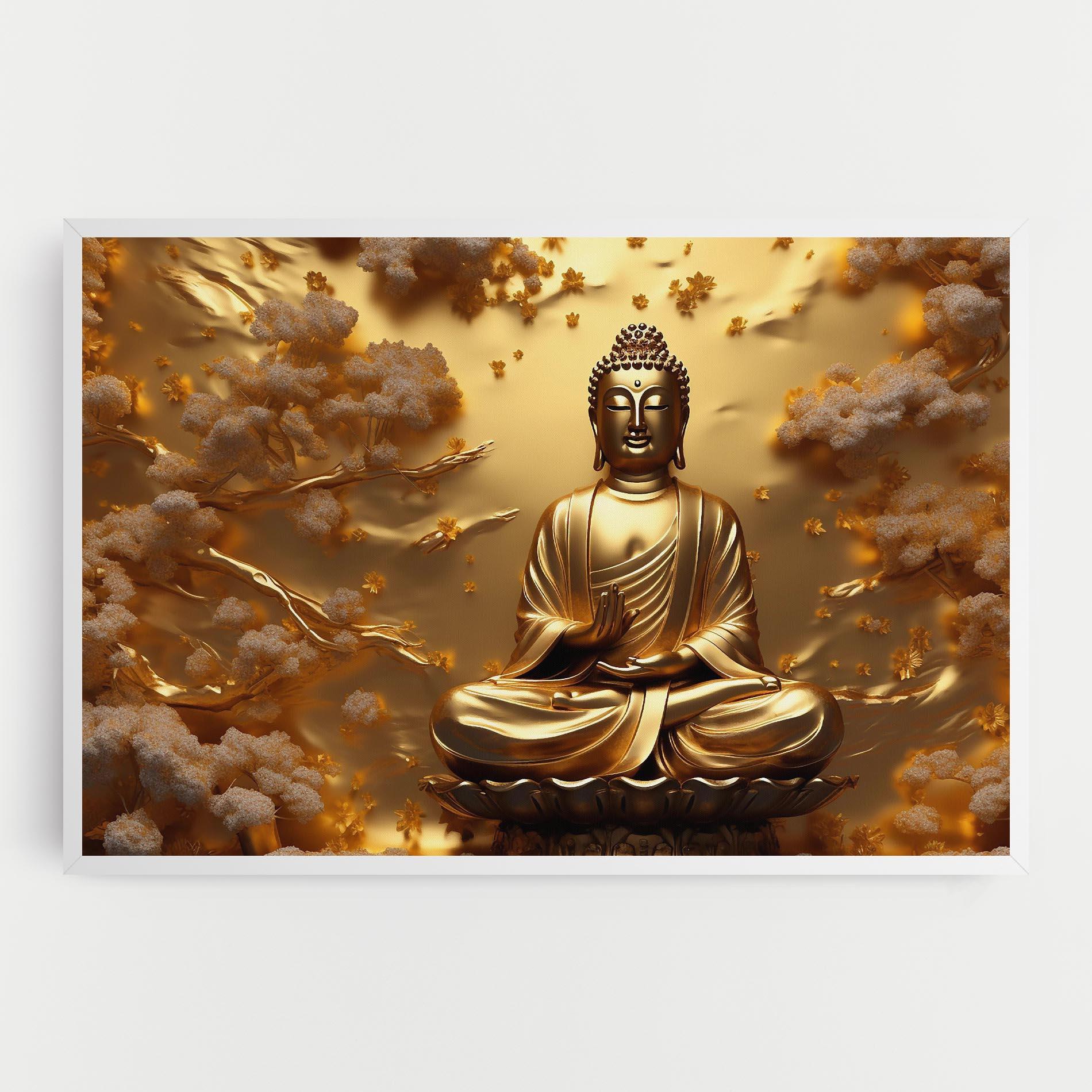 Tablou Canvas Strong Gold Buddha mockup 0