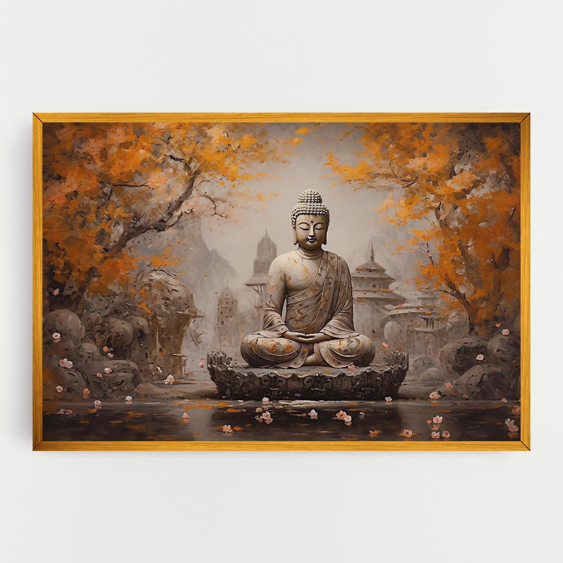 Tablou Canvas Beautiful Buddha Art mockup 0