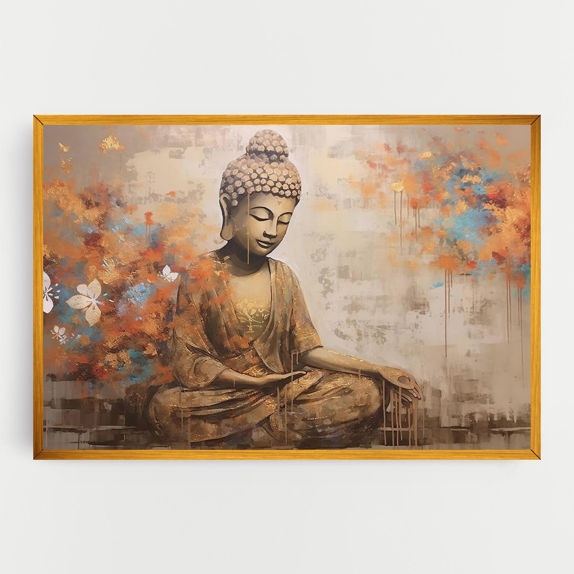 Buddha Cream Blue mockup 0