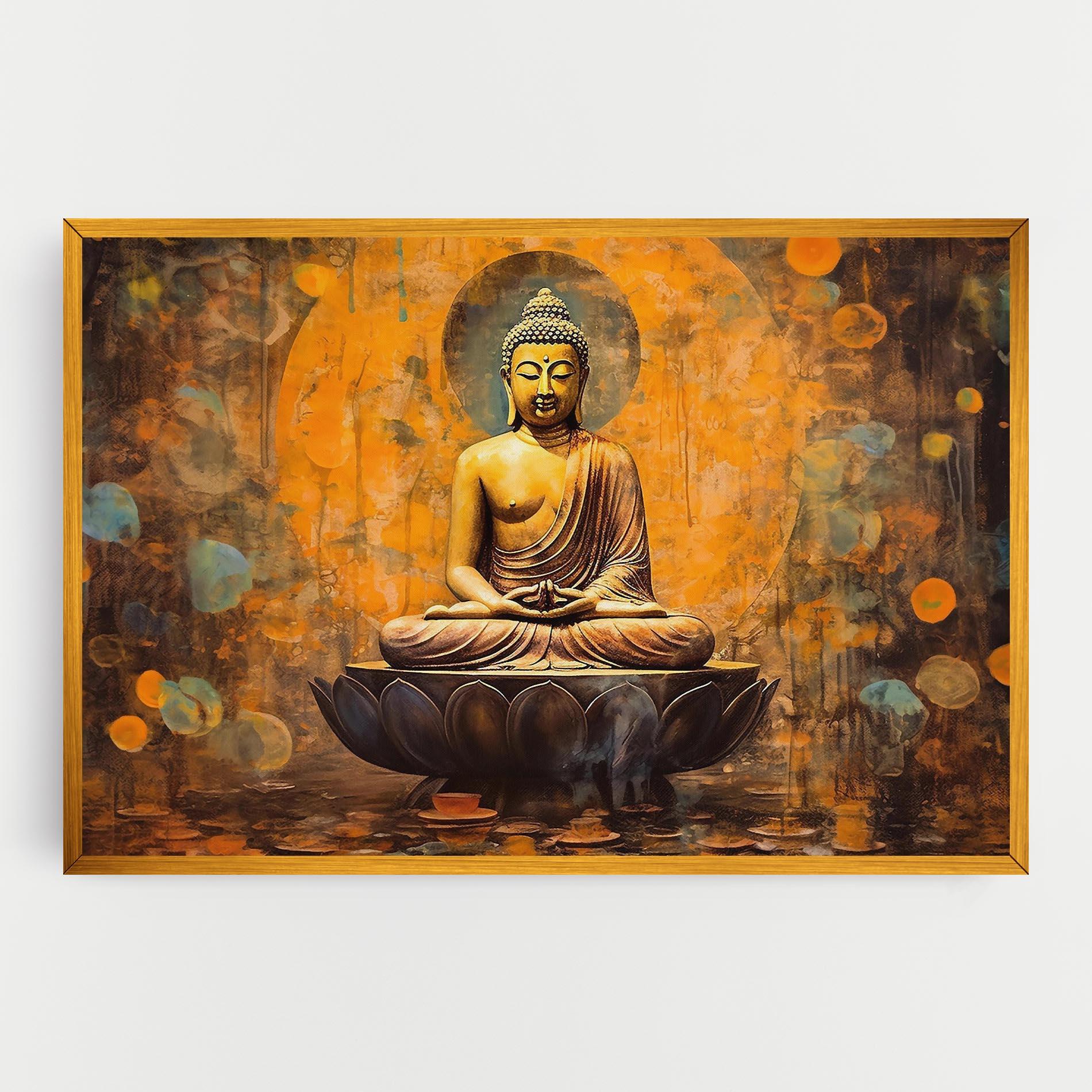 Tablou Canvas Buddha Floating Art mockup 0