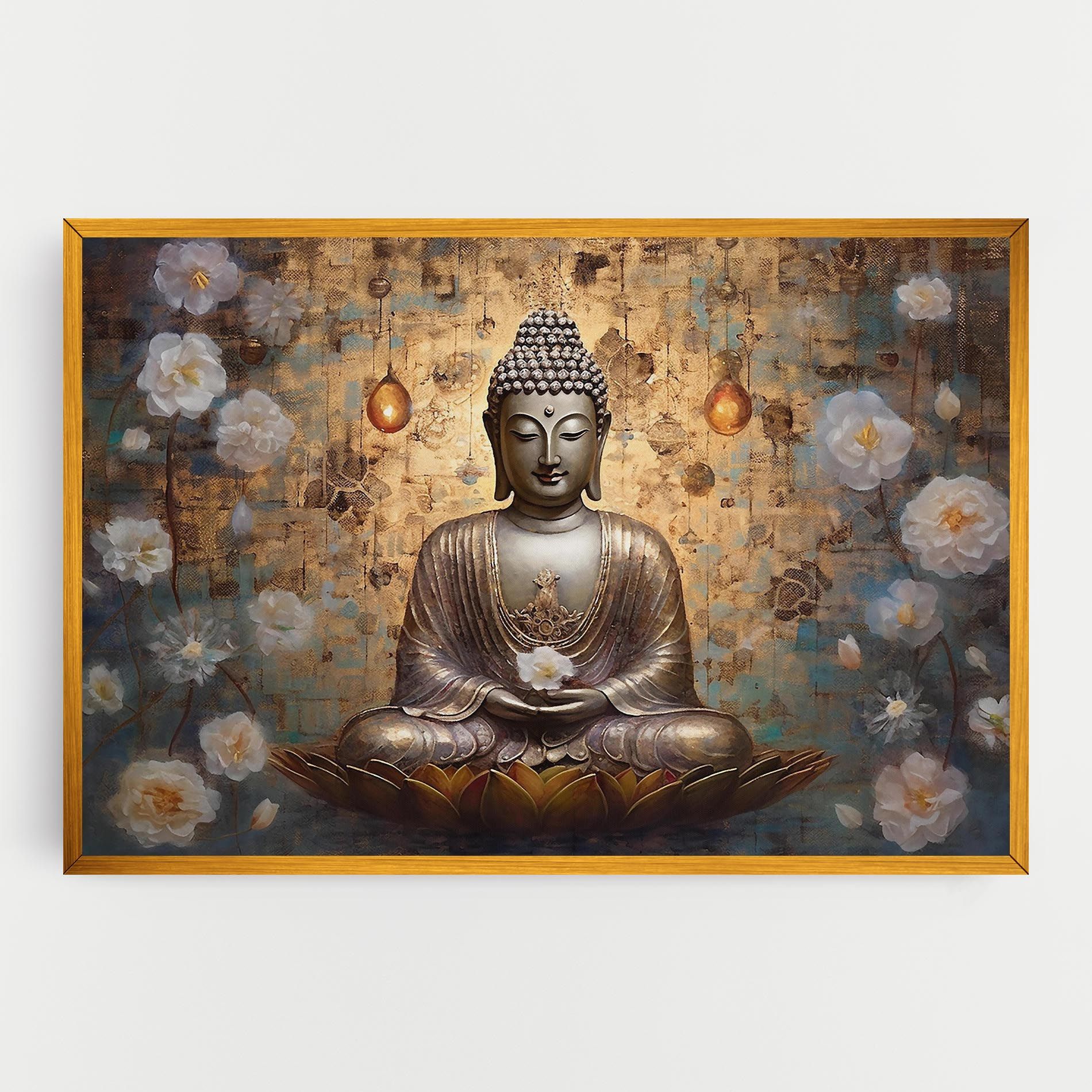 Buddha Meditation Art mockup 0