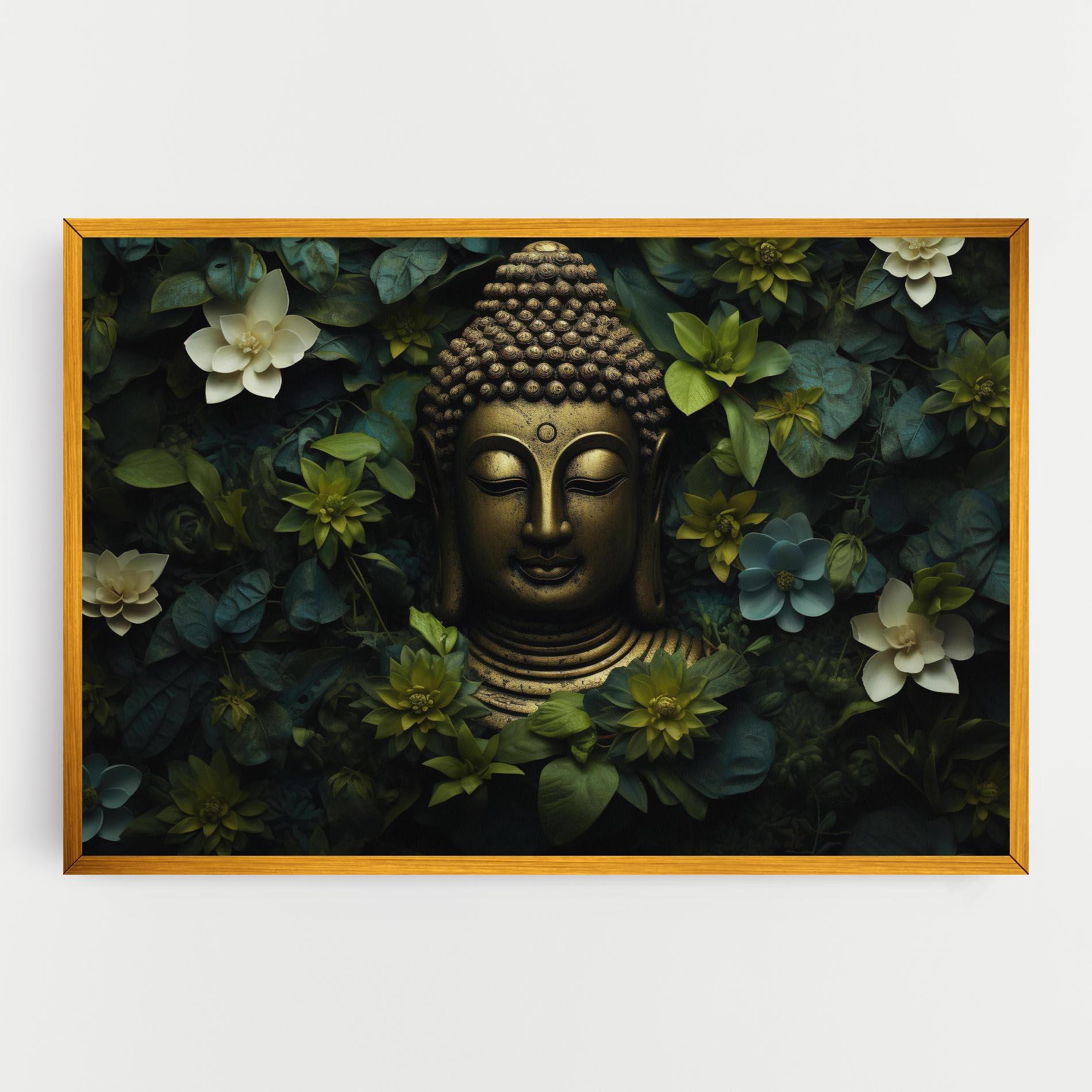Tablou Canvas Lotus Flower Buddha mockup 0