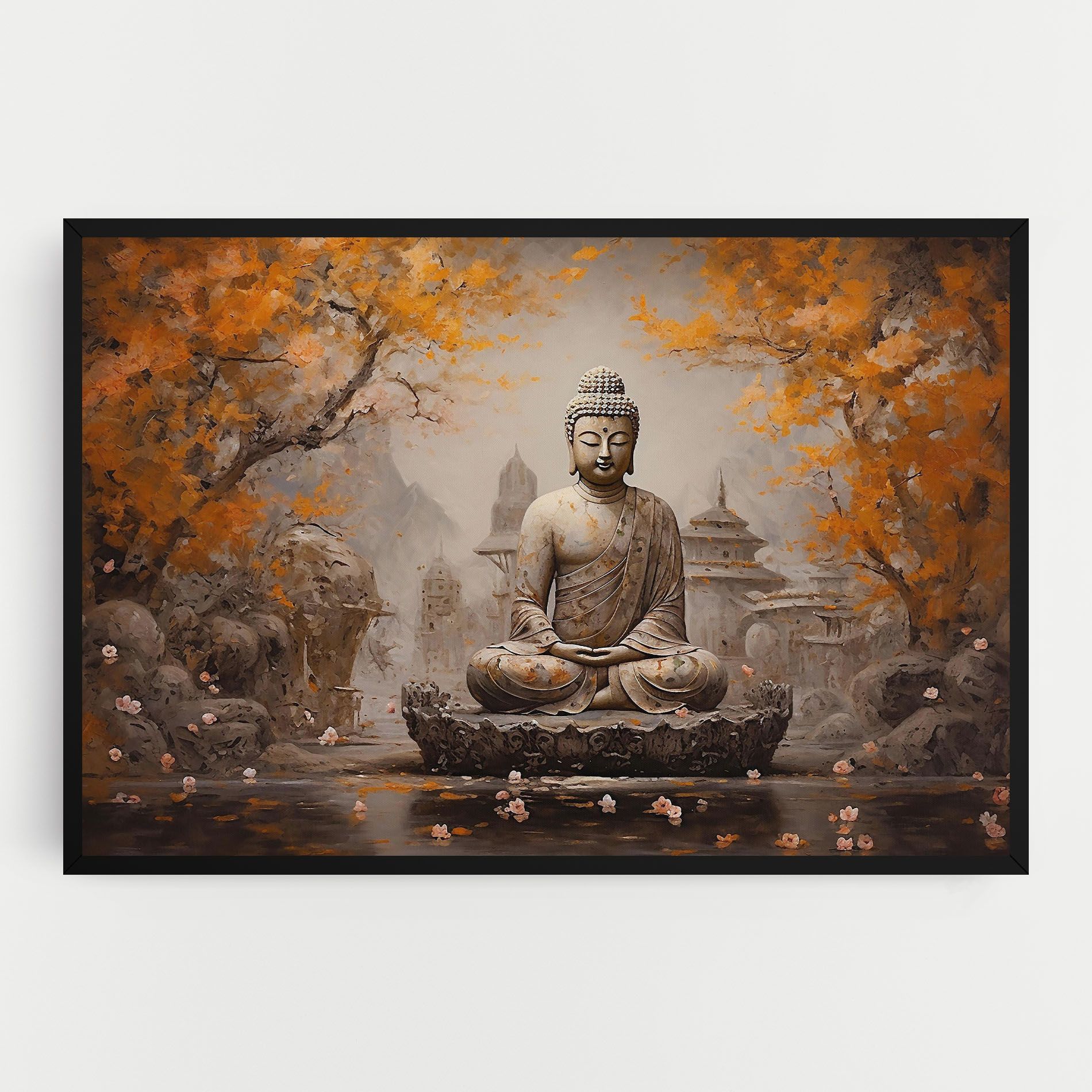 Beautiful Buddha Art mockup 0