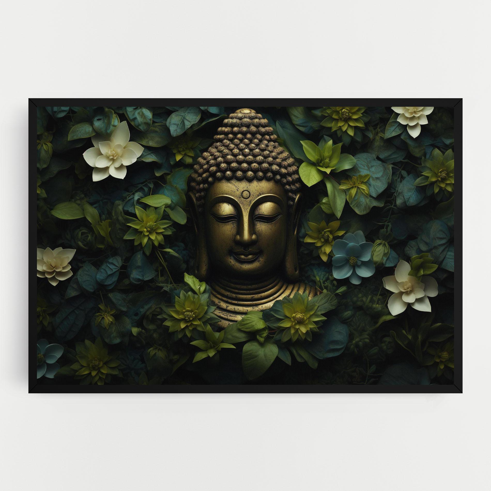 Tablou Canvas Lotus Flower Buddha mockup 0