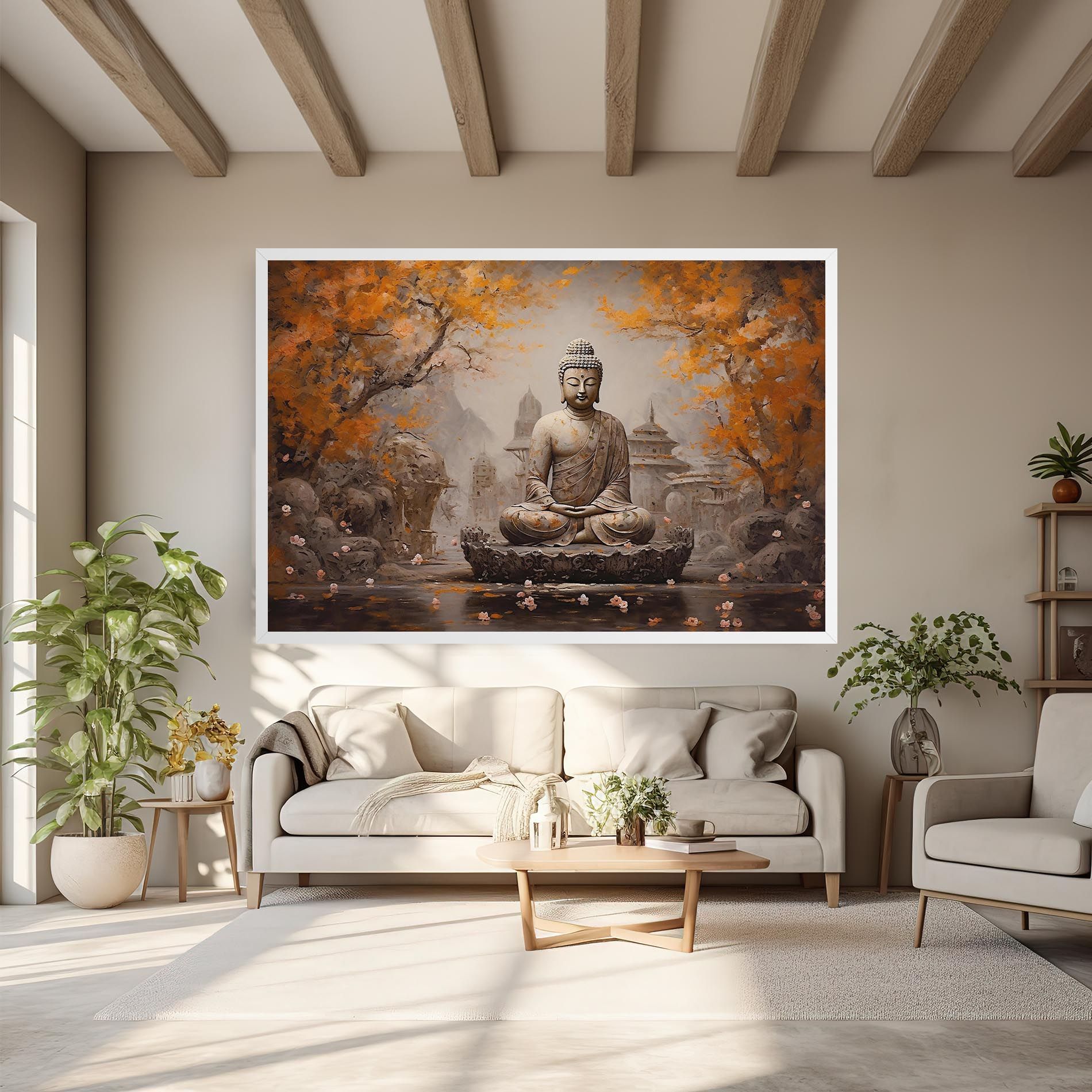 Beautiful Buddha Art mockup 6