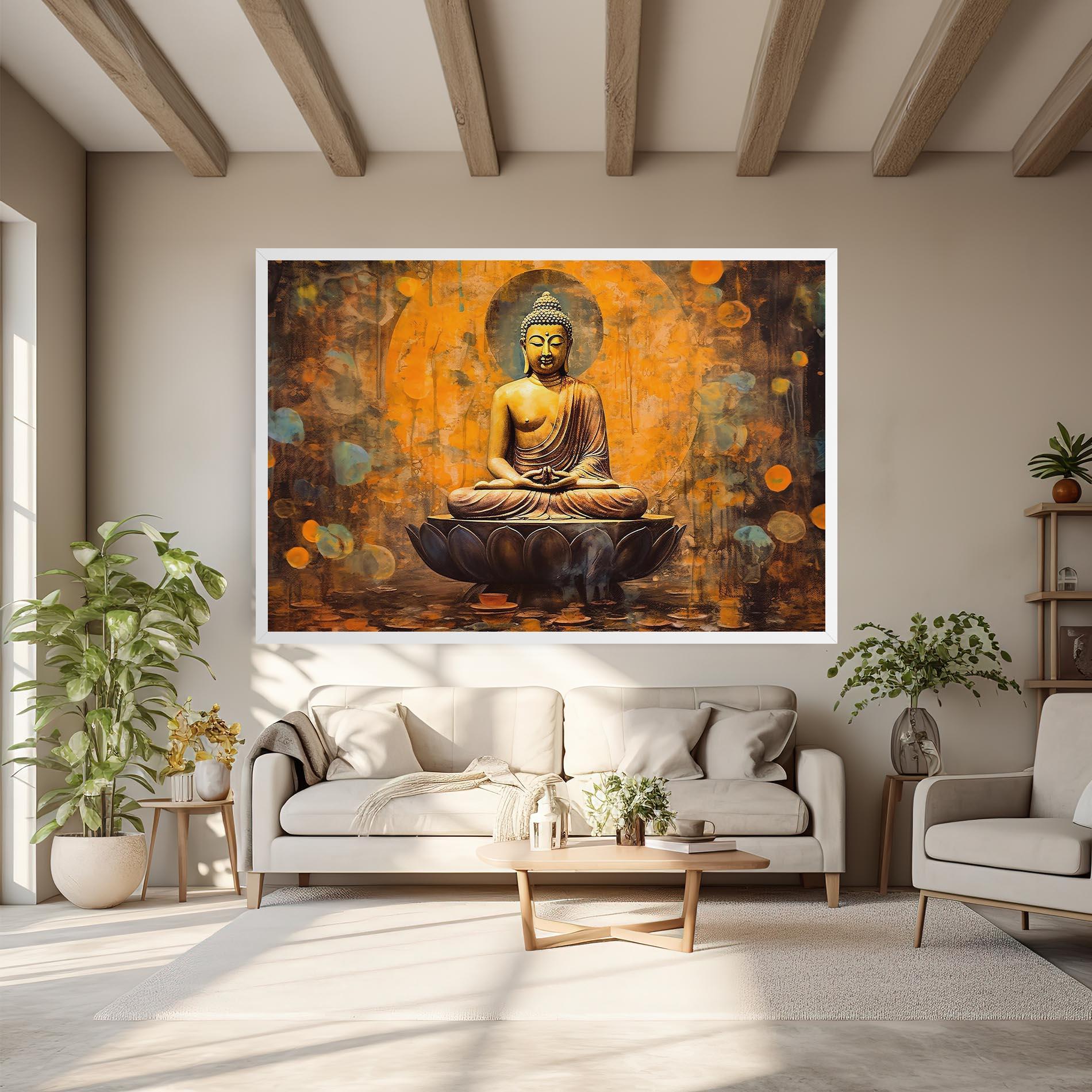Tablou Canvas Buddha Floating Art mockup 6