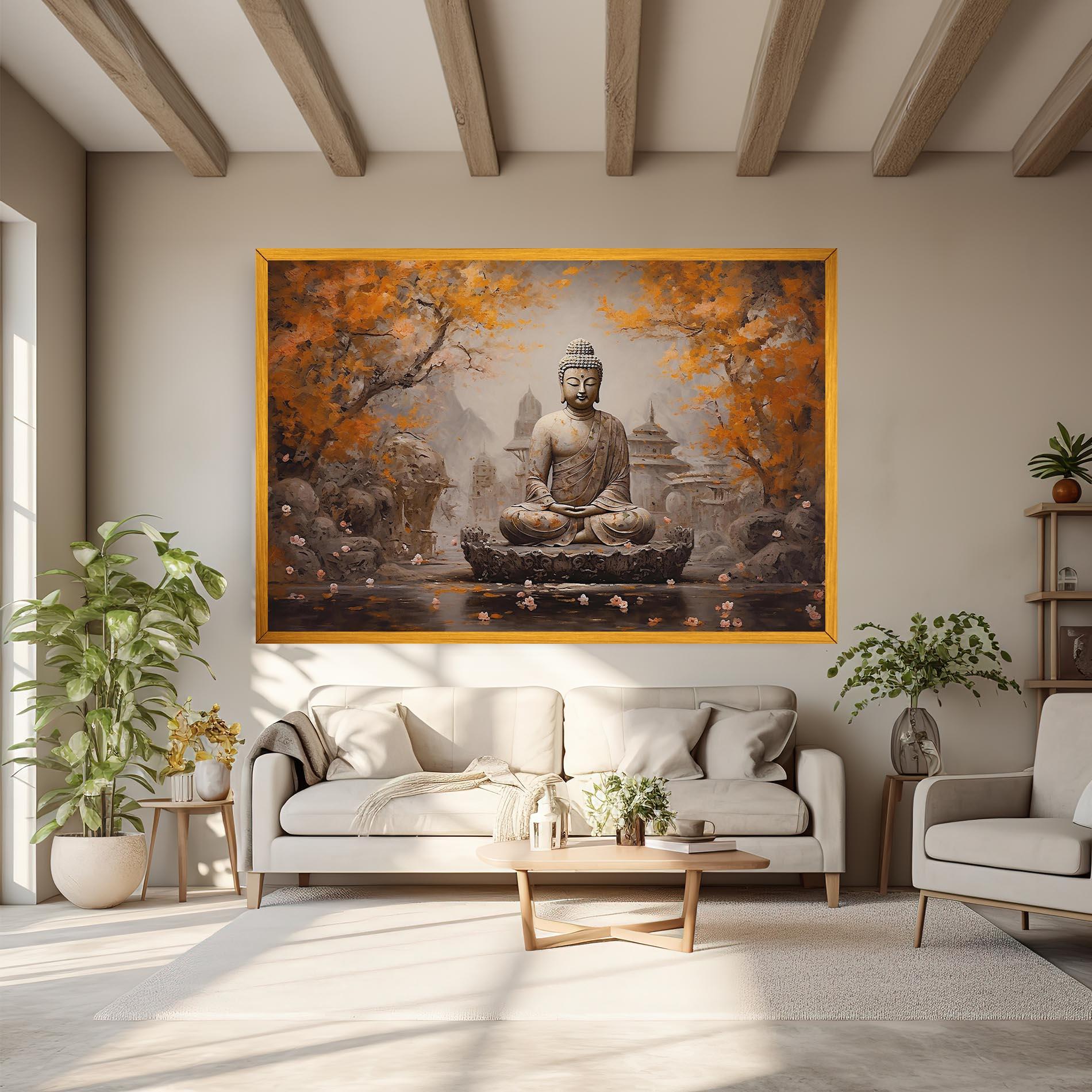 Tablou Canvas Beautiful Buddha Art mockup 6