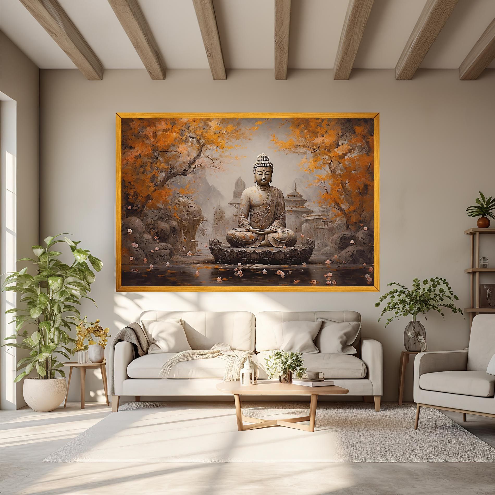 Beautiful Buddha Art mockup 6