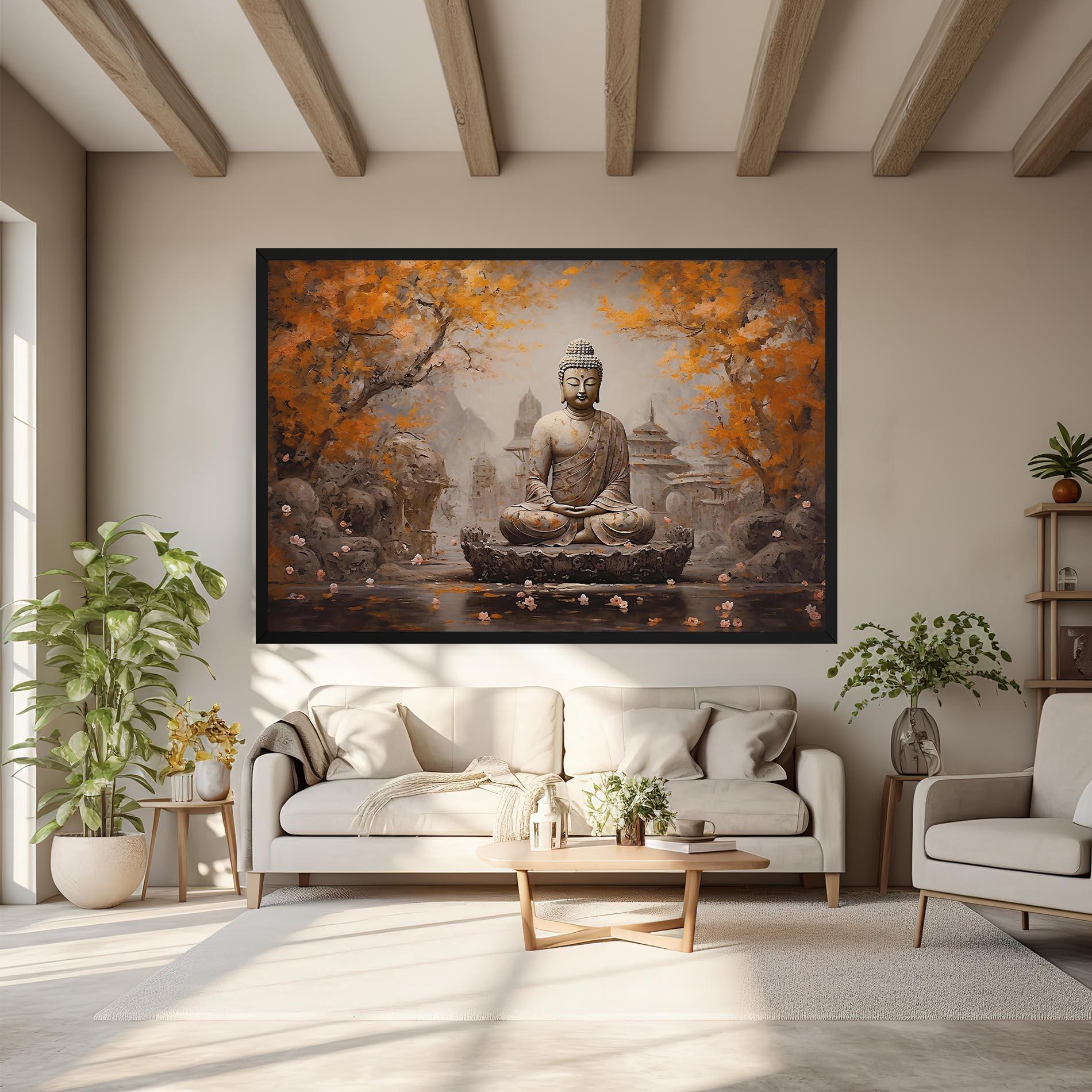 Tablou Canvas Beautiful Buddha Art mockup 6