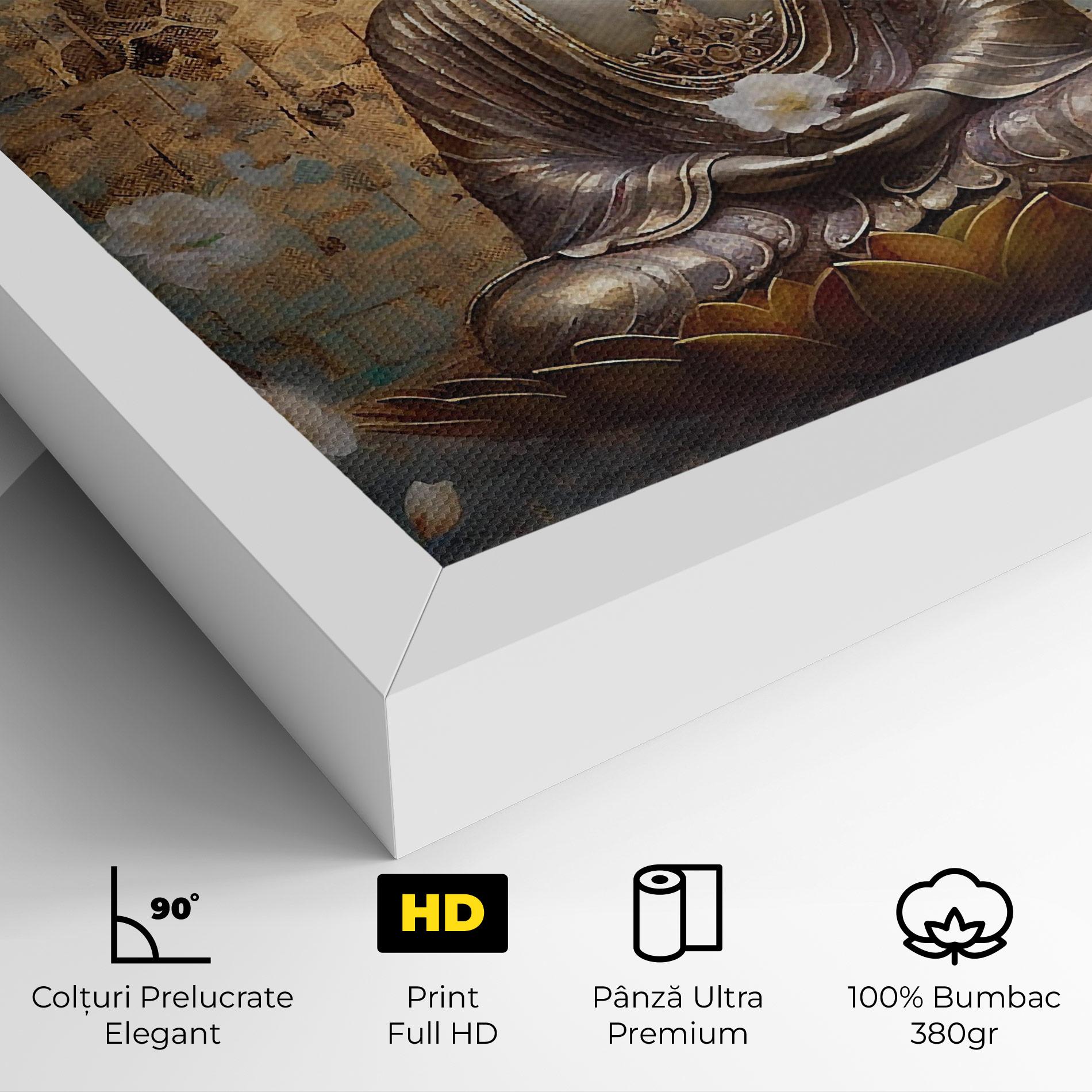 Tablou Canvas Buddha Meditation Art mockup 4