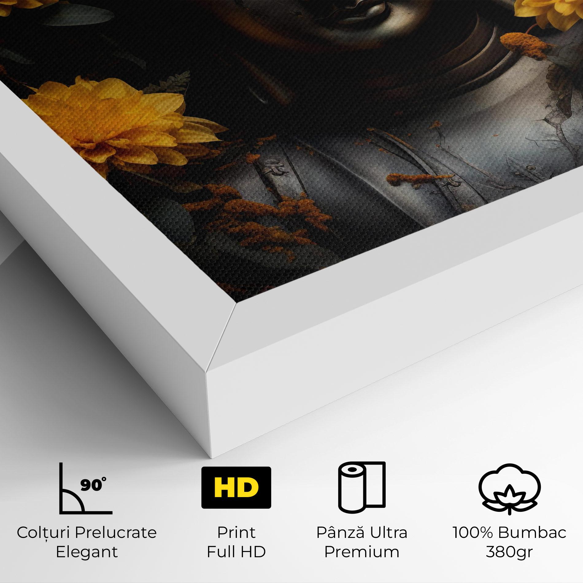 Tablou Canvas Buddha Peace Statue mockup 4