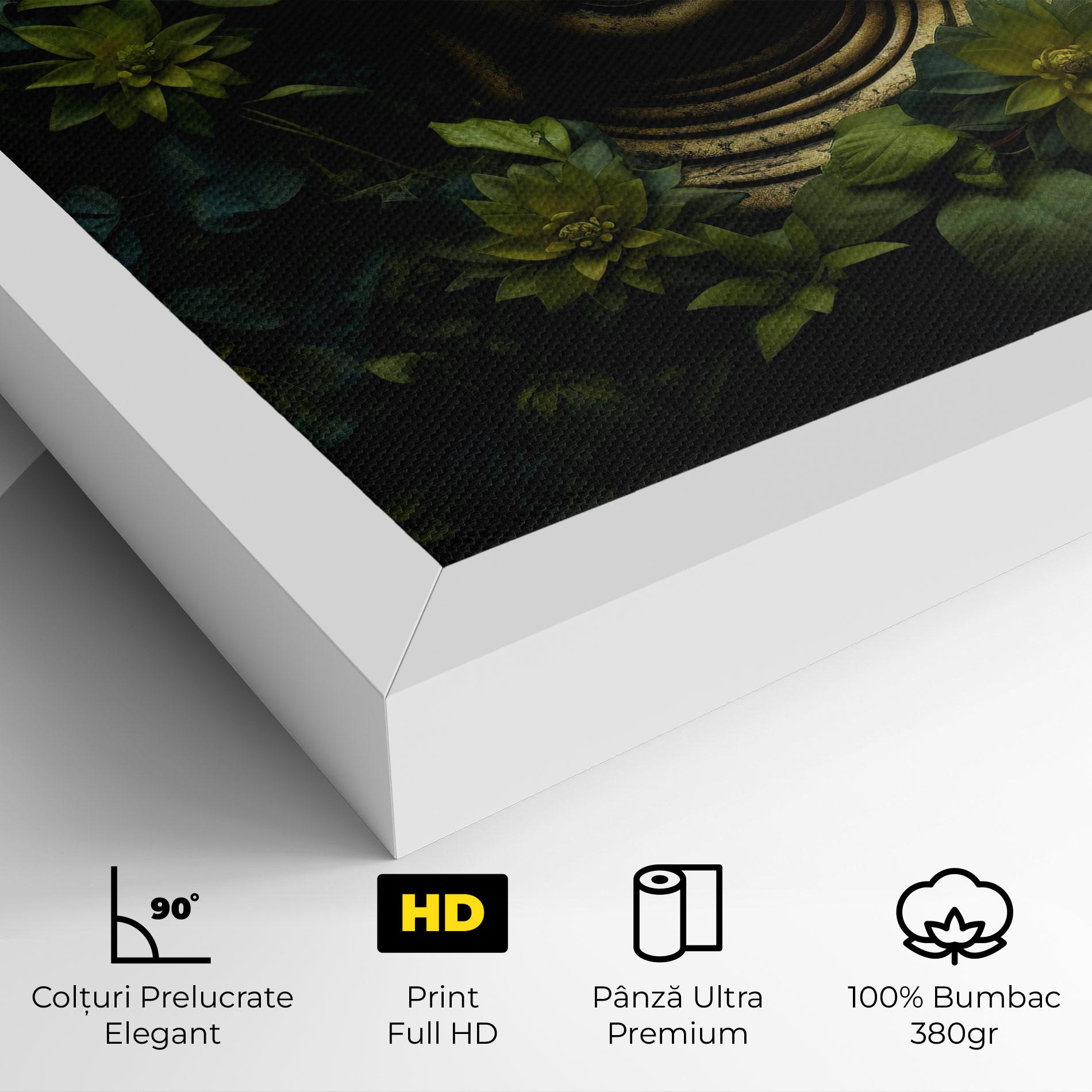 Tablou Canvas Lotus Flower Buddha mockup 4