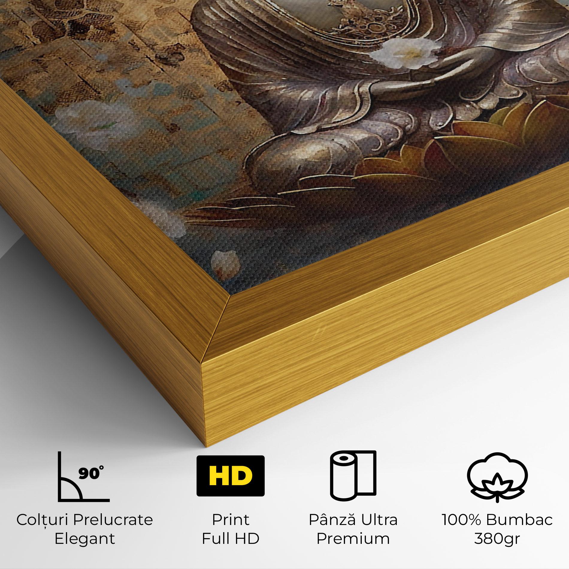 Tablou Canvas Buddha Meditation Art mockup 4