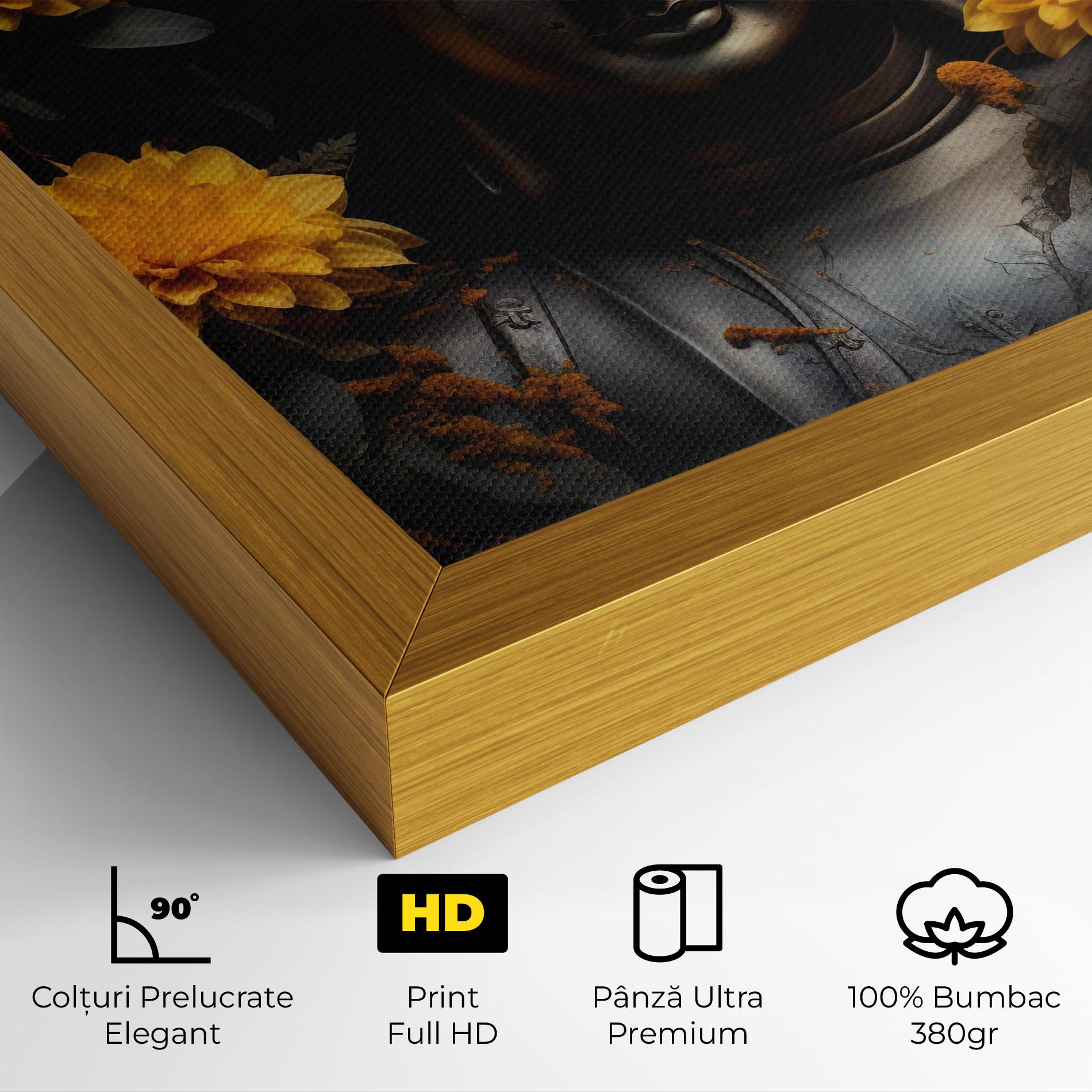 Tablou Canvas Buddha Peace Statue mockup 4