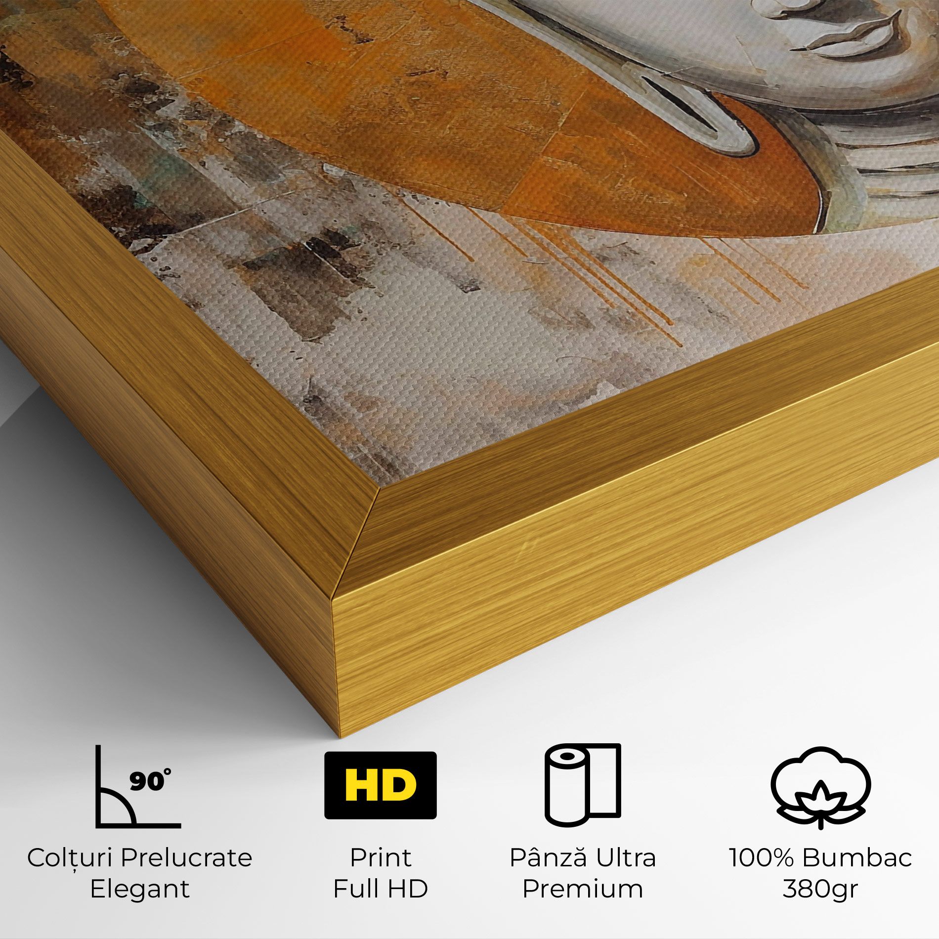 Cream Circle Buddha mockup 4