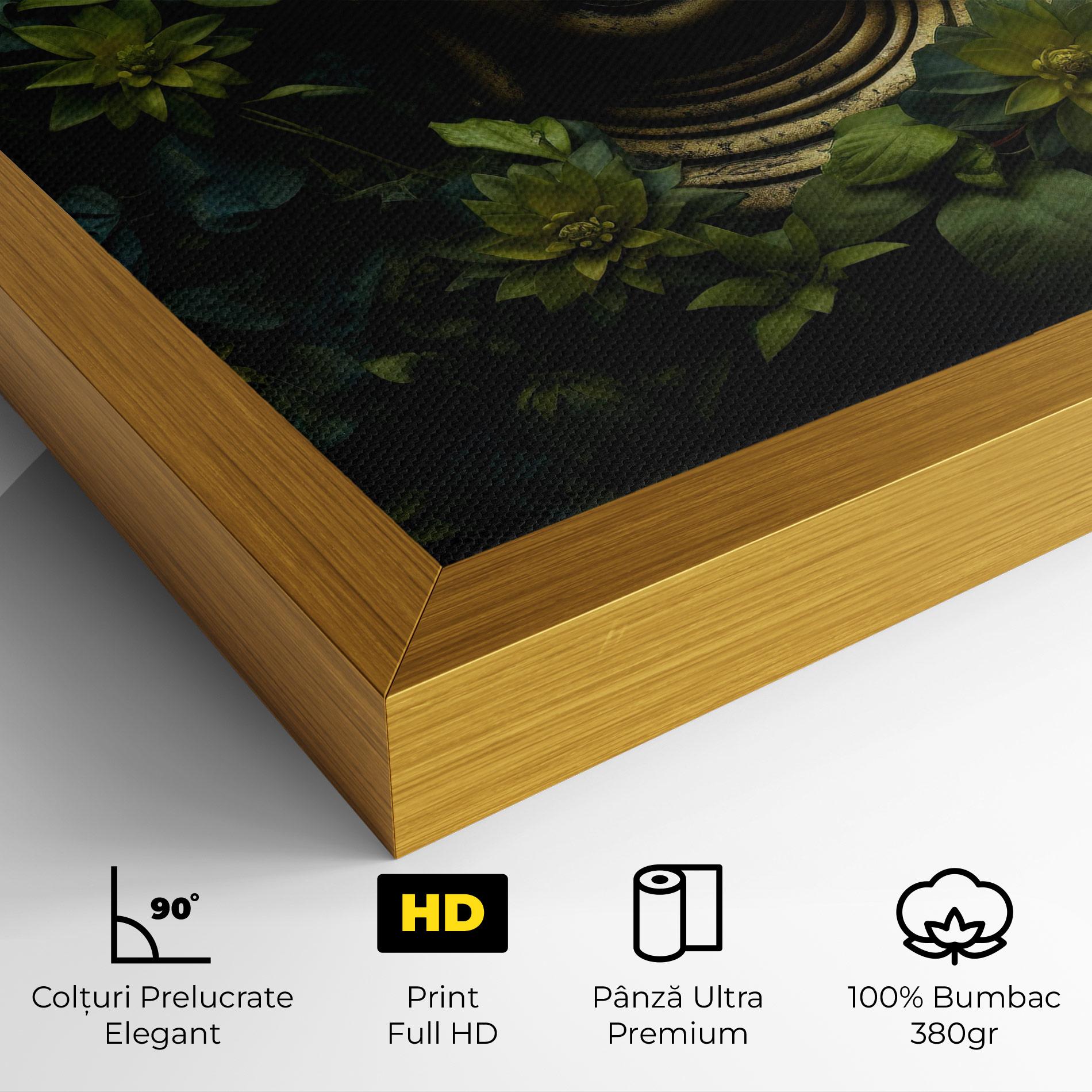 Tablou Canvas Lotus Flower Buddha mockup 4