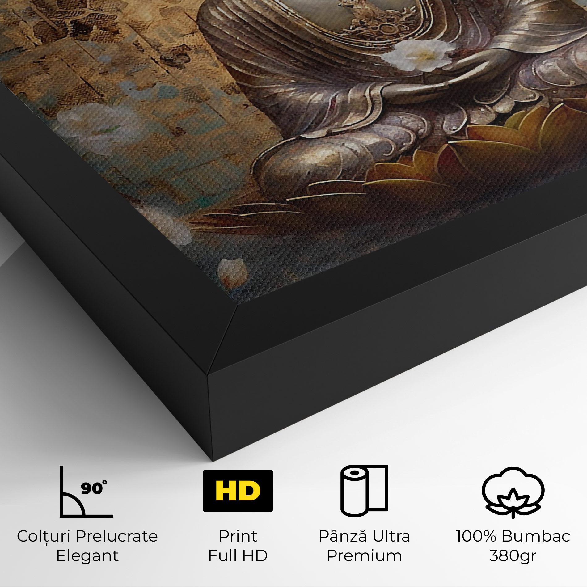 Tablou Canvas Buddha Meditation Art mockup 4