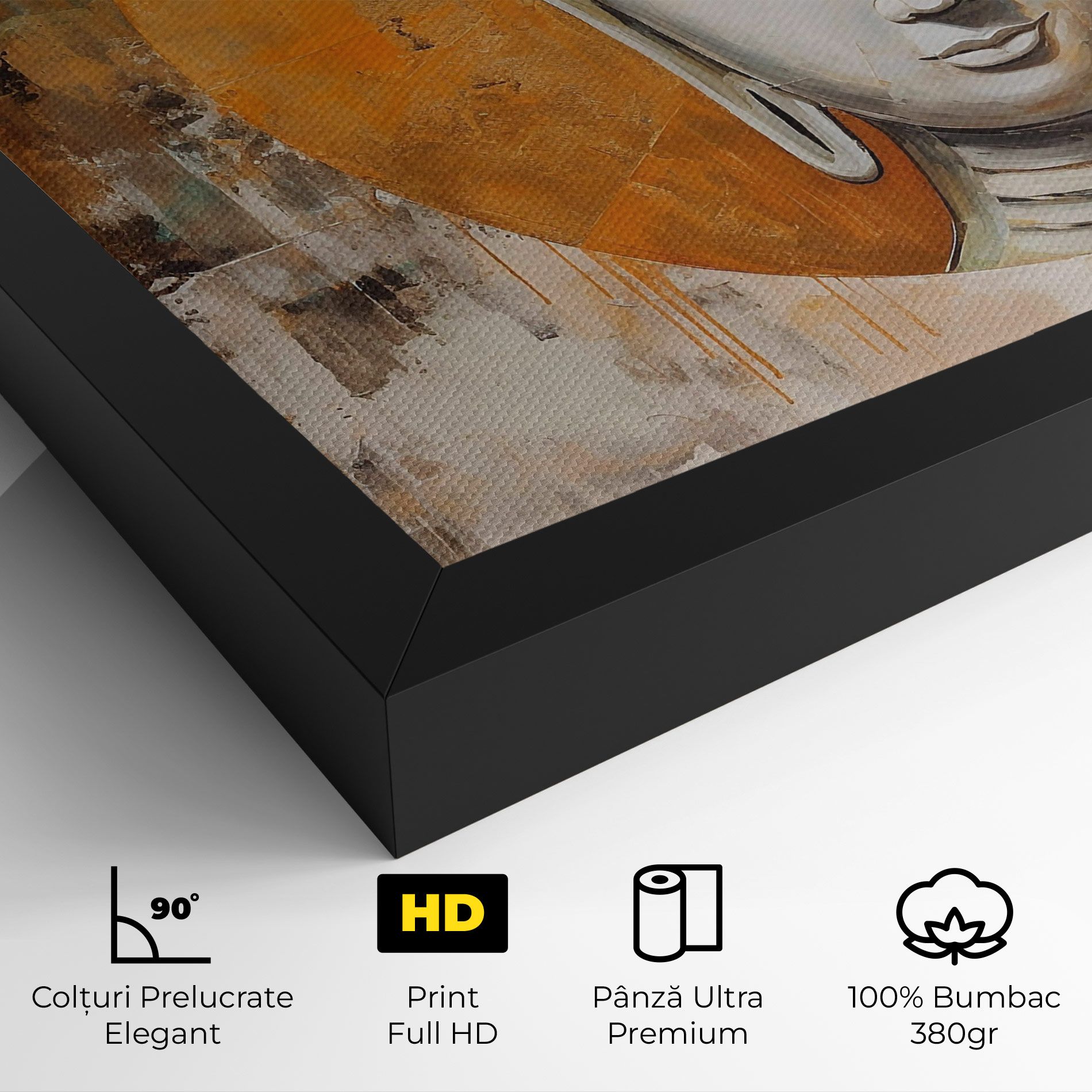 Cream Circle Buddha mockup 4