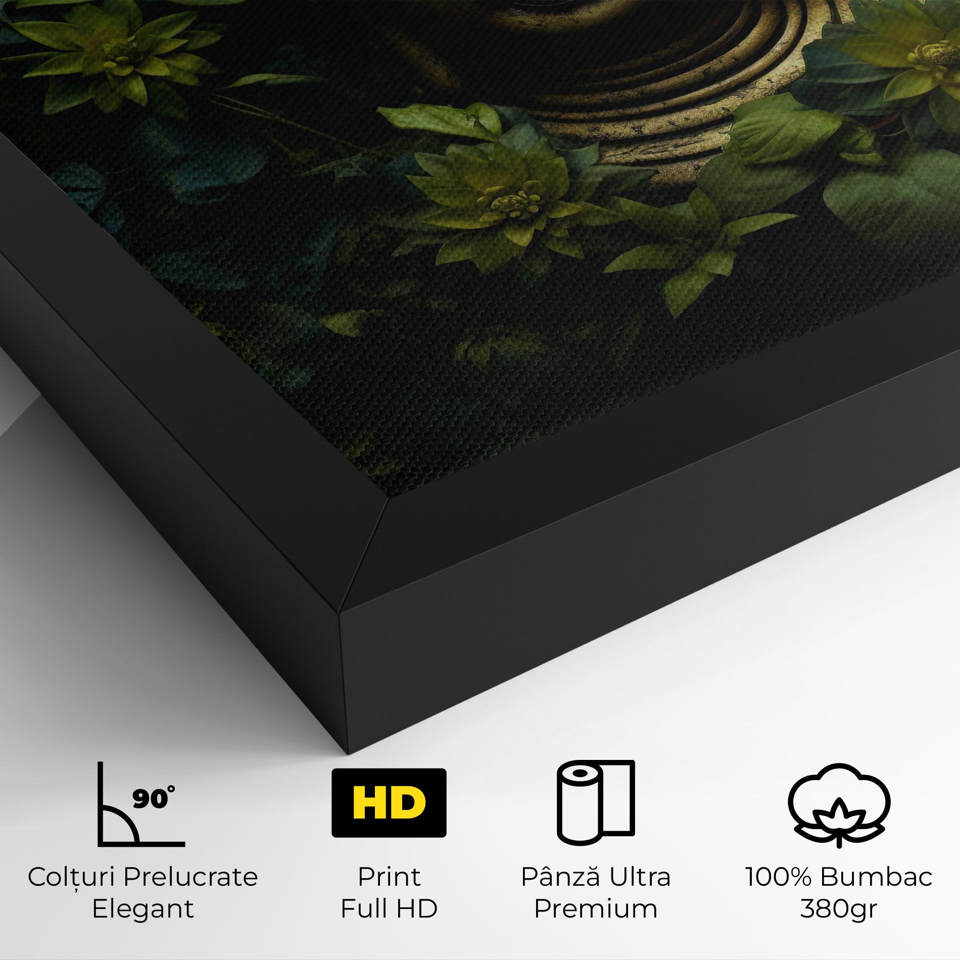 Tablou Canvas Lotus Flower Buddha mockup 4
