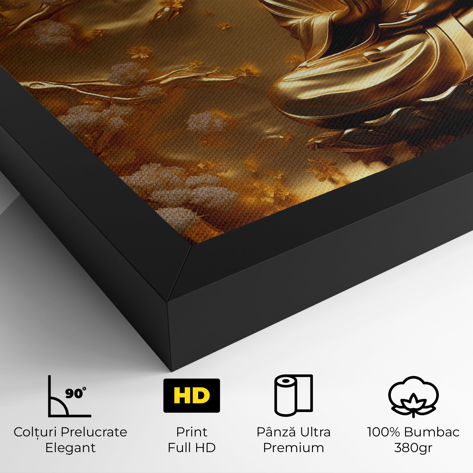 Strong Gold Buddha mockup 4