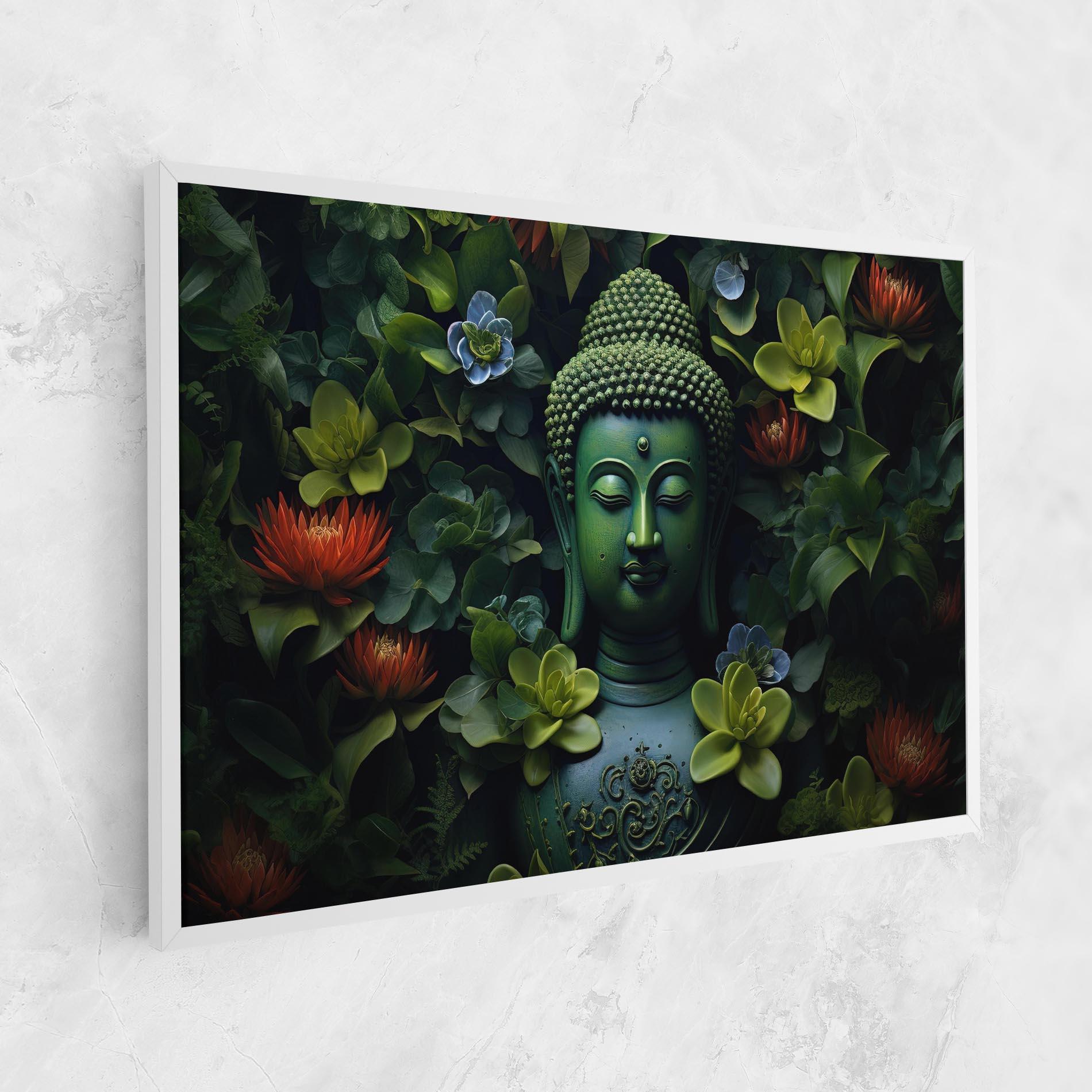 Tablou Canvas Blue Light Buddha mockup 1