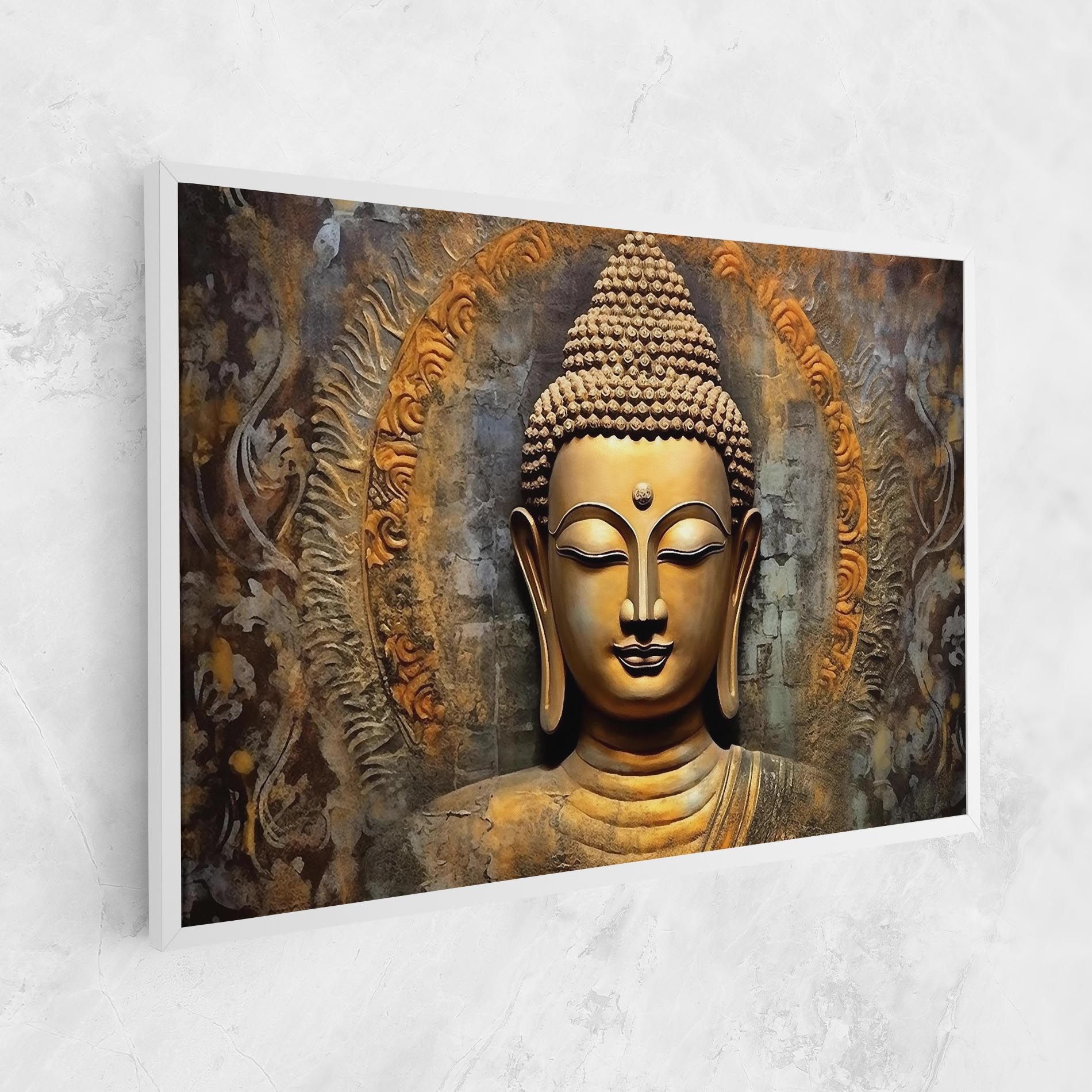 Buddha 3d Head mockup 1