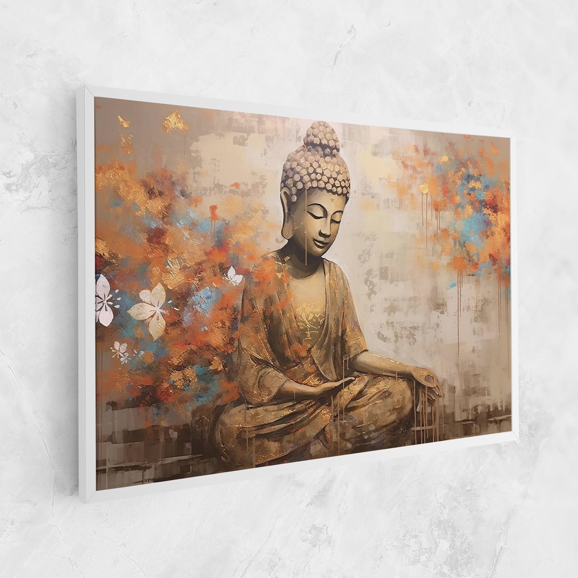 Buddha Cream Blue mockup 1