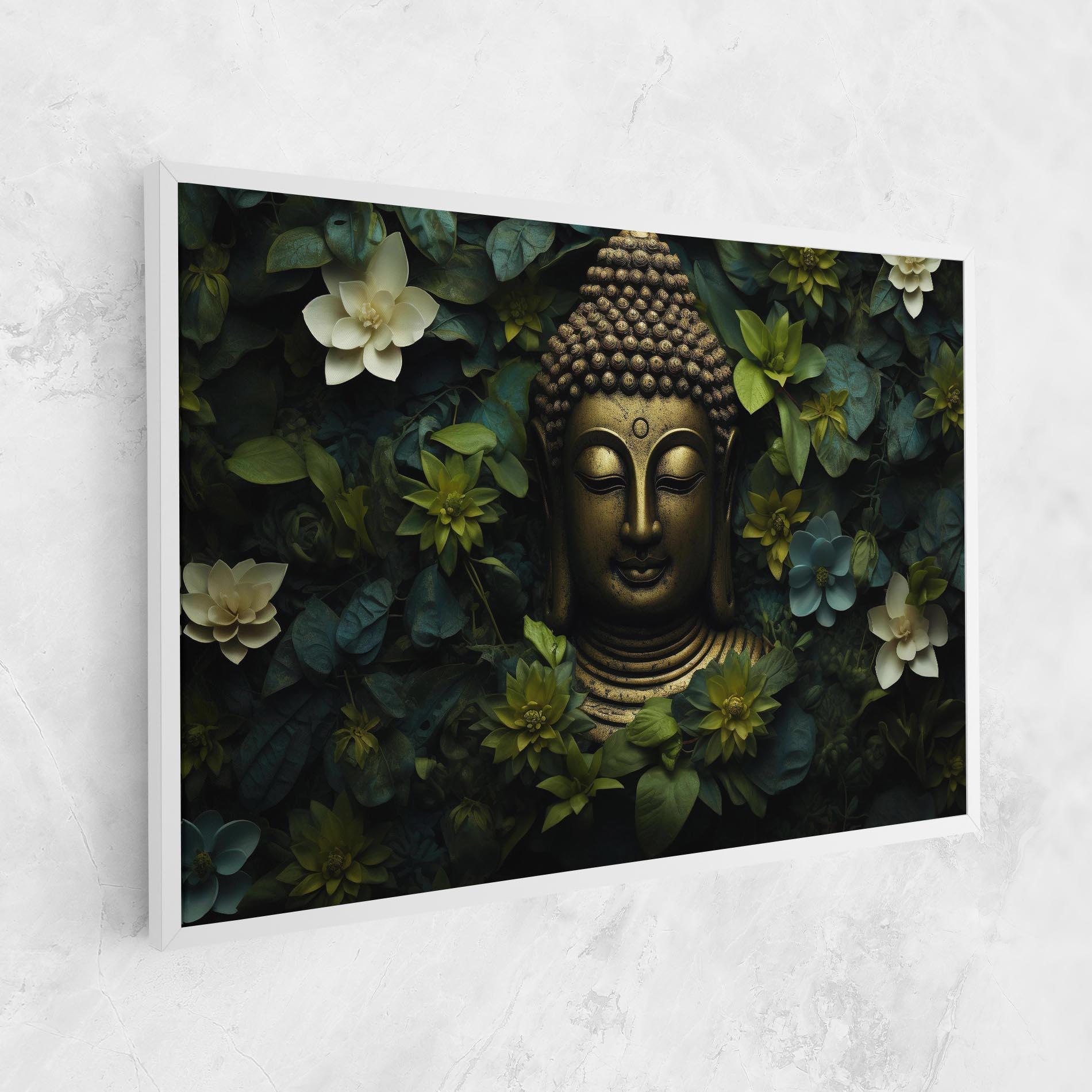 Tablou Canvas Lotus Flower Buddha mockup 1