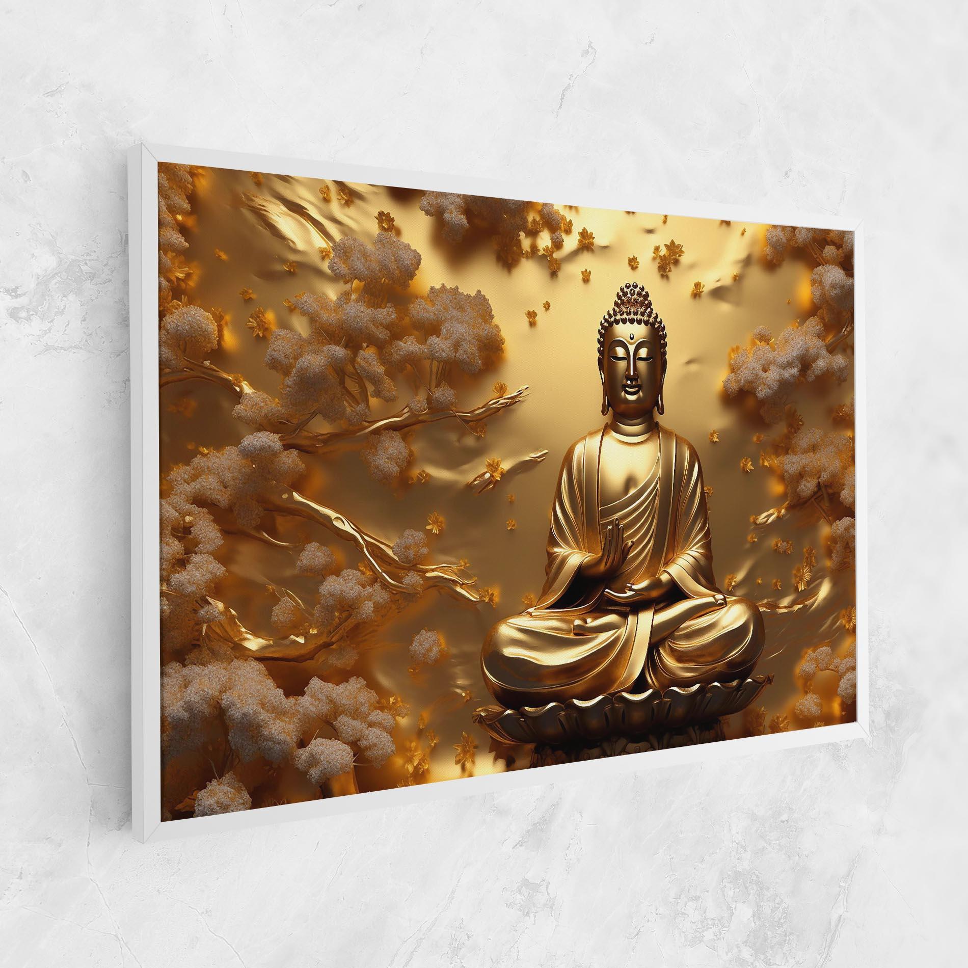 Tablou Canvas Strong Gold Buddha mockup 1
