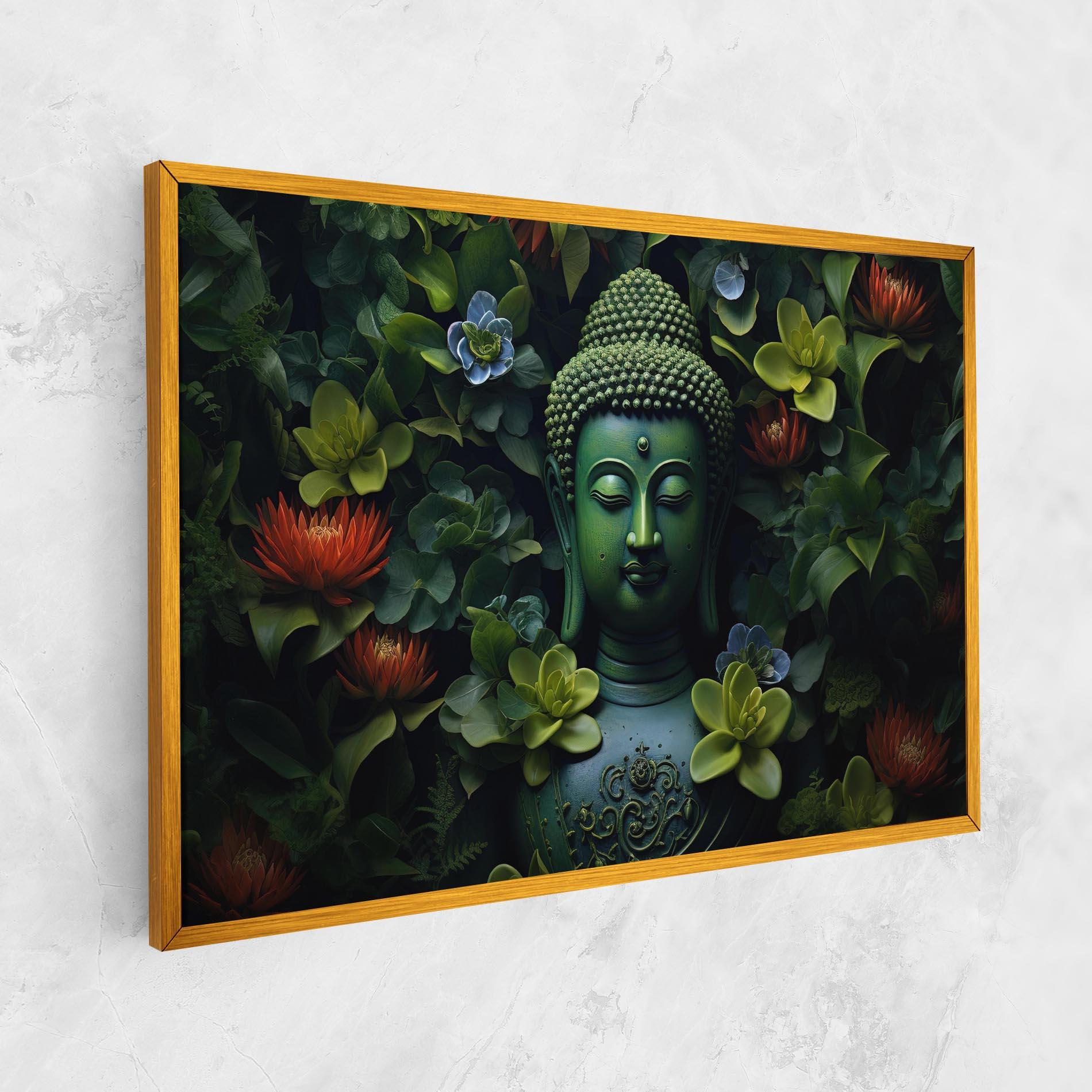 Tablou Canvas Blue Light Buddha mockup 1