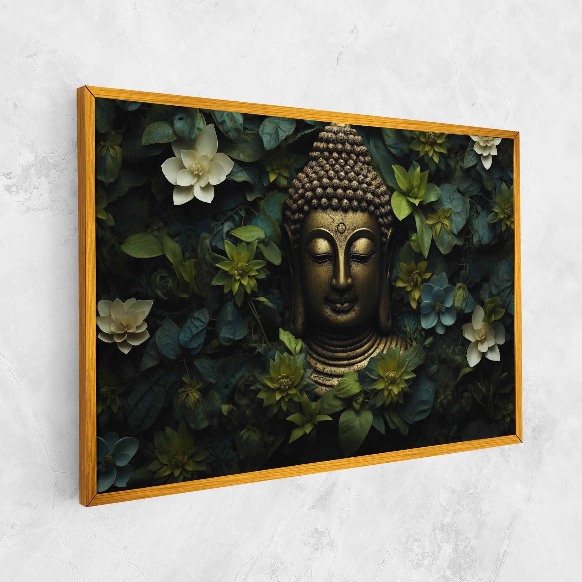 Tablou Canvas Lotus Flower Buddha mockup 1